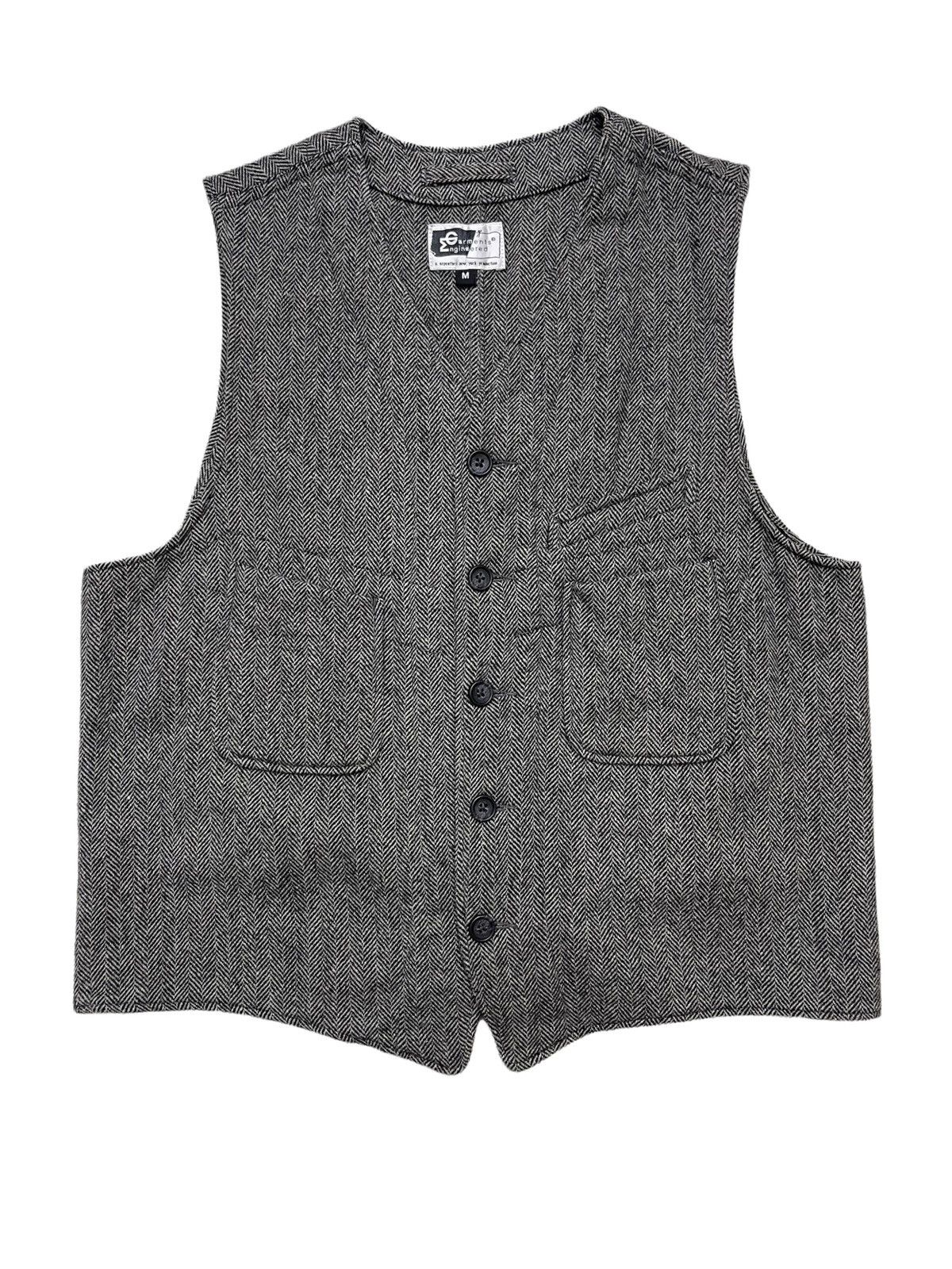 Engineered Garments Nepenthes Harringbone Twill Vest Jacket Size US M / EU 48-50 / 2 - 1 Thumbnail