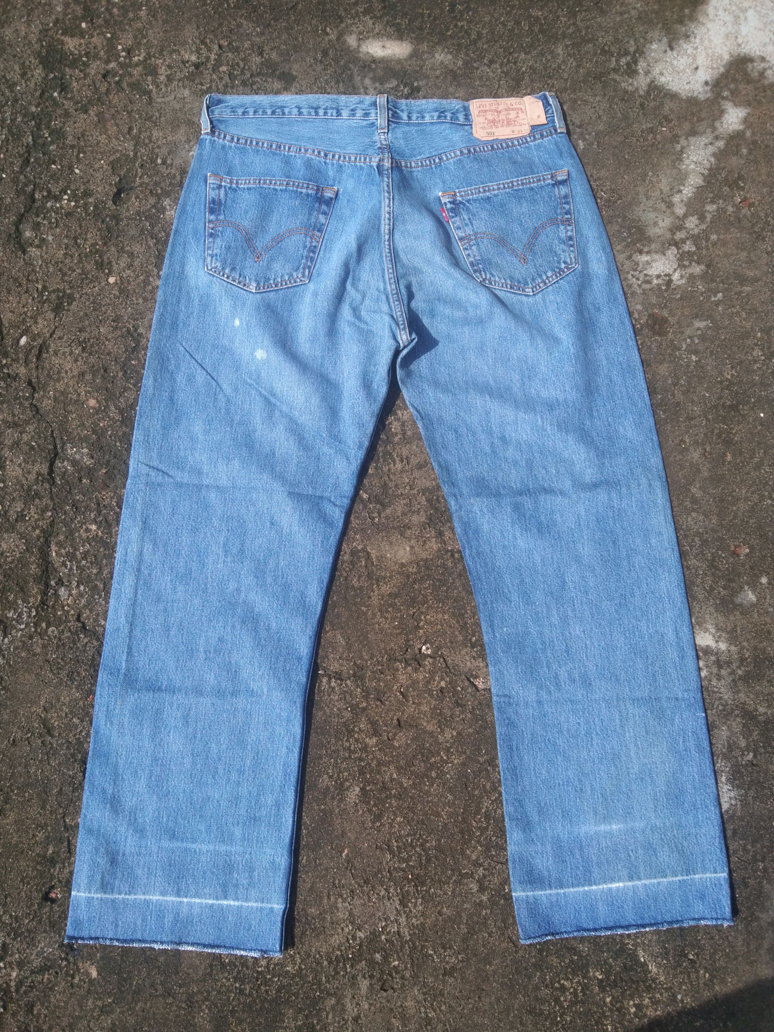 Levi's Vintage Levi's 501 Straight Leg Jeans 36x29 Size US 36 / EU 52 - 2 Thumbnail