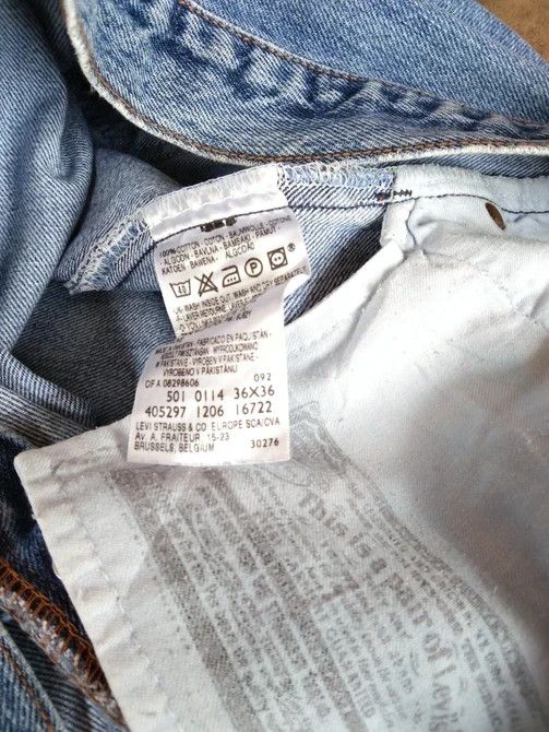 Levi's Vintage Levi's 501 Straight Leg Jeans 36x29 Size US 36 / EU 52 - 9 Thumbnail