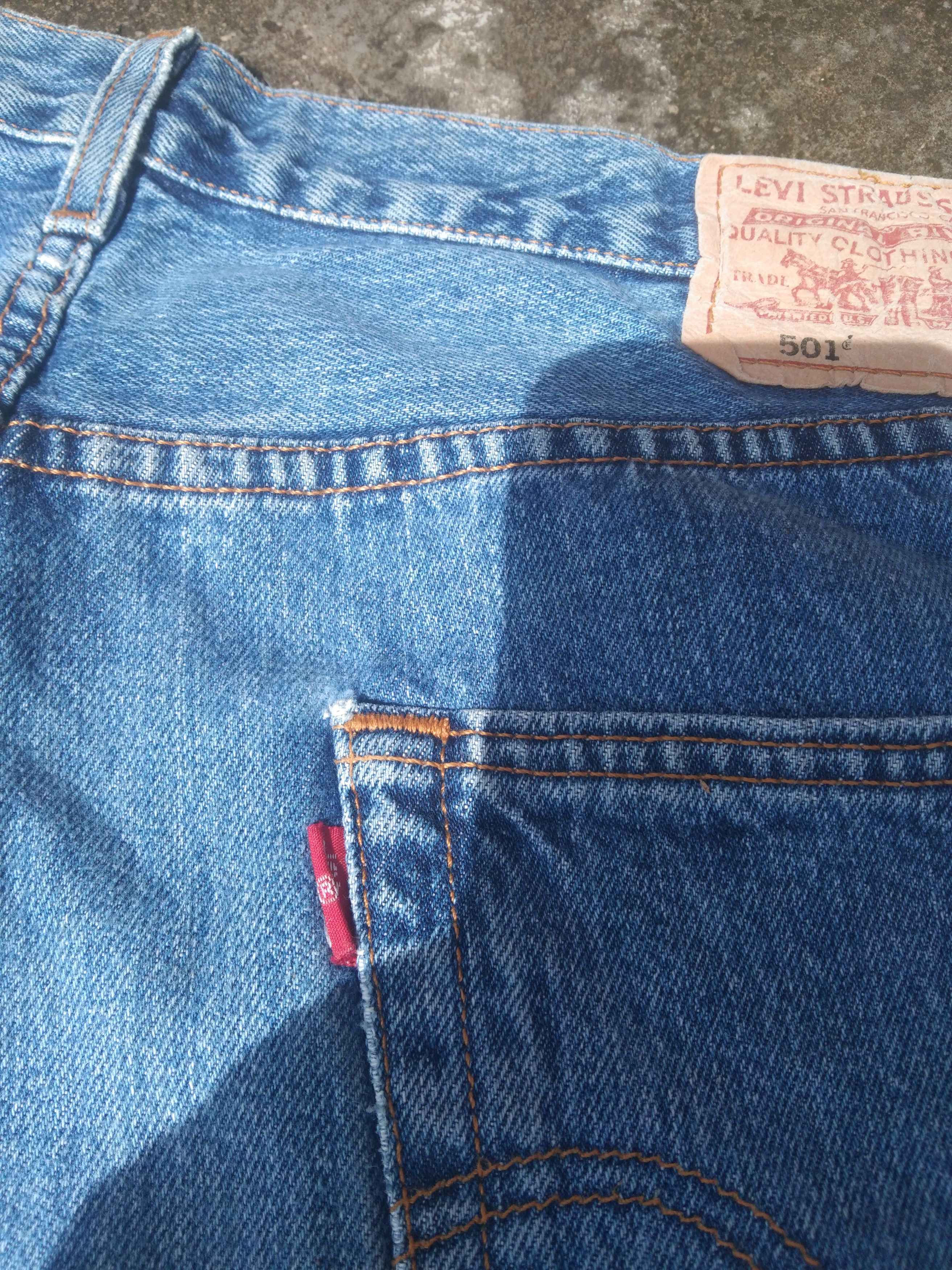 Levi's Vintage Levi's 501 Straight Leg Jeans 36x29 Size US 36 / EU 52 - 4 Thumbnail