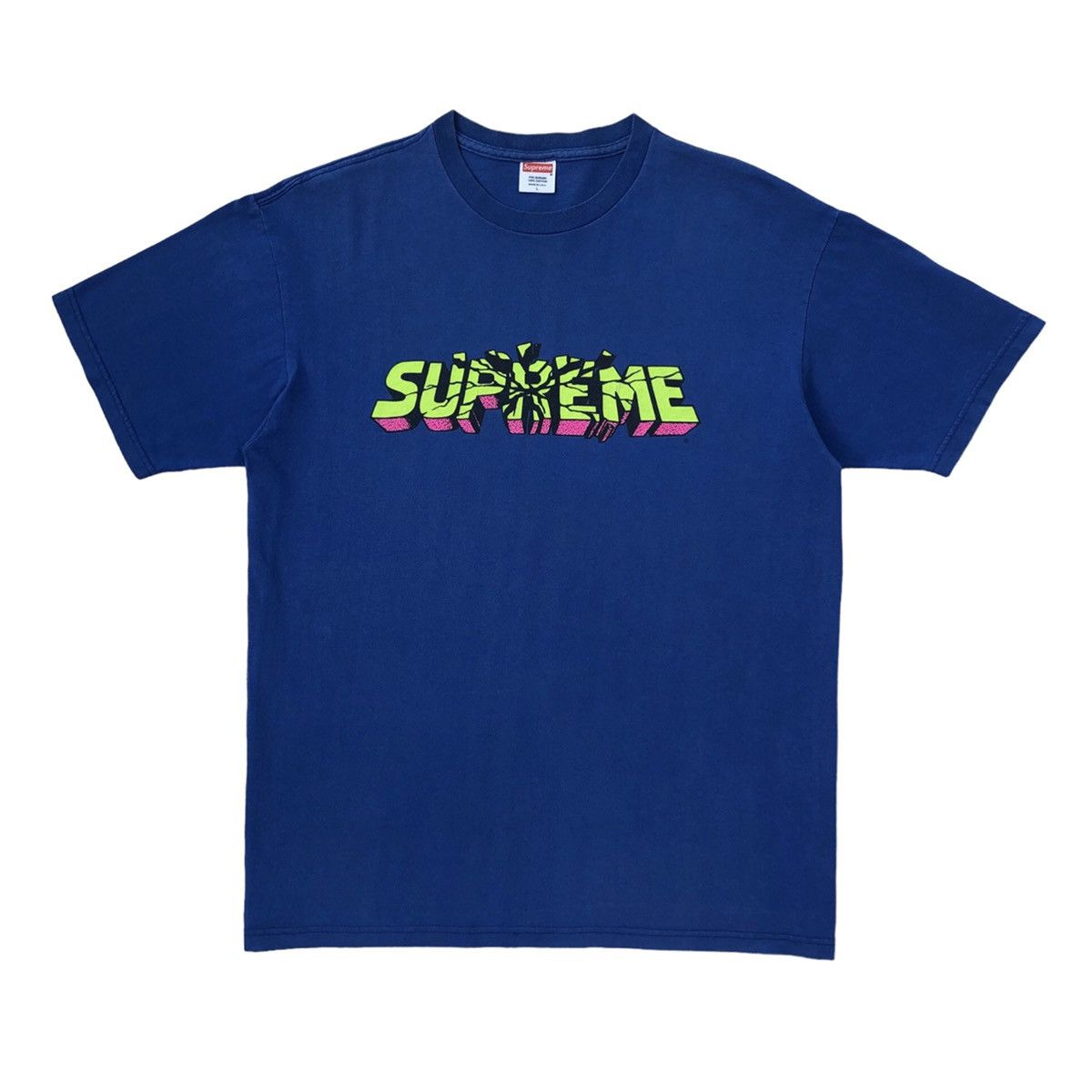Supreme Rare FW08 Supreme Hulk Smash Logo Tee Size US L / EU 52-54 / 3 - 4 Thumbnail