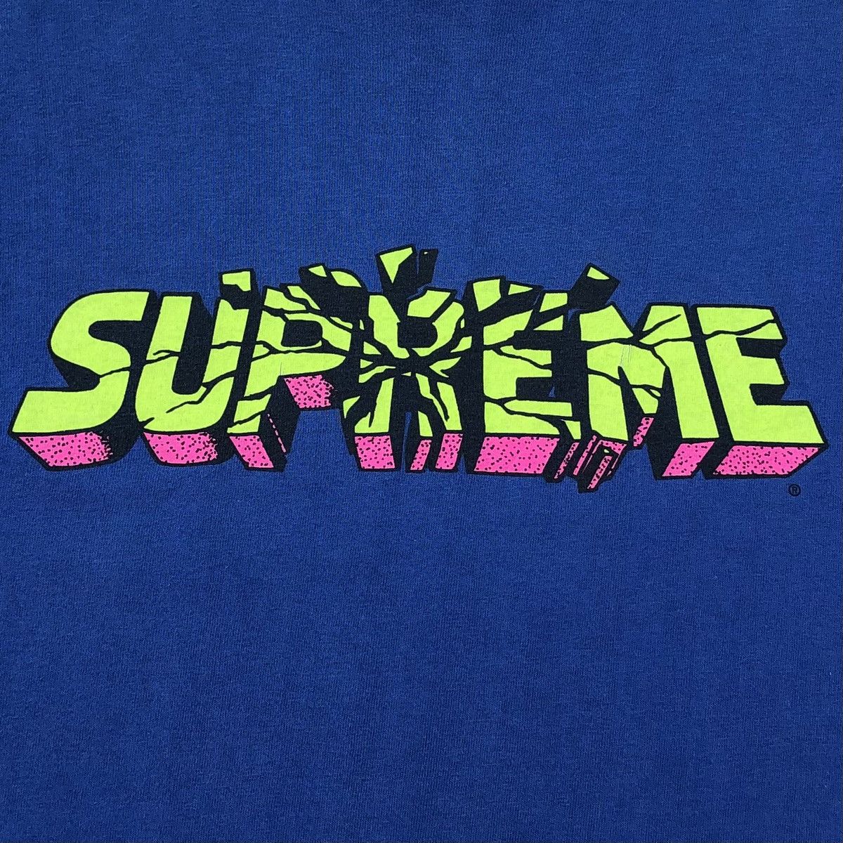 Supreme Rare FW08 Supreme Hulk Smash Logo Tee Size US L / EU 52-54 / 3 - 5 Thumbnail