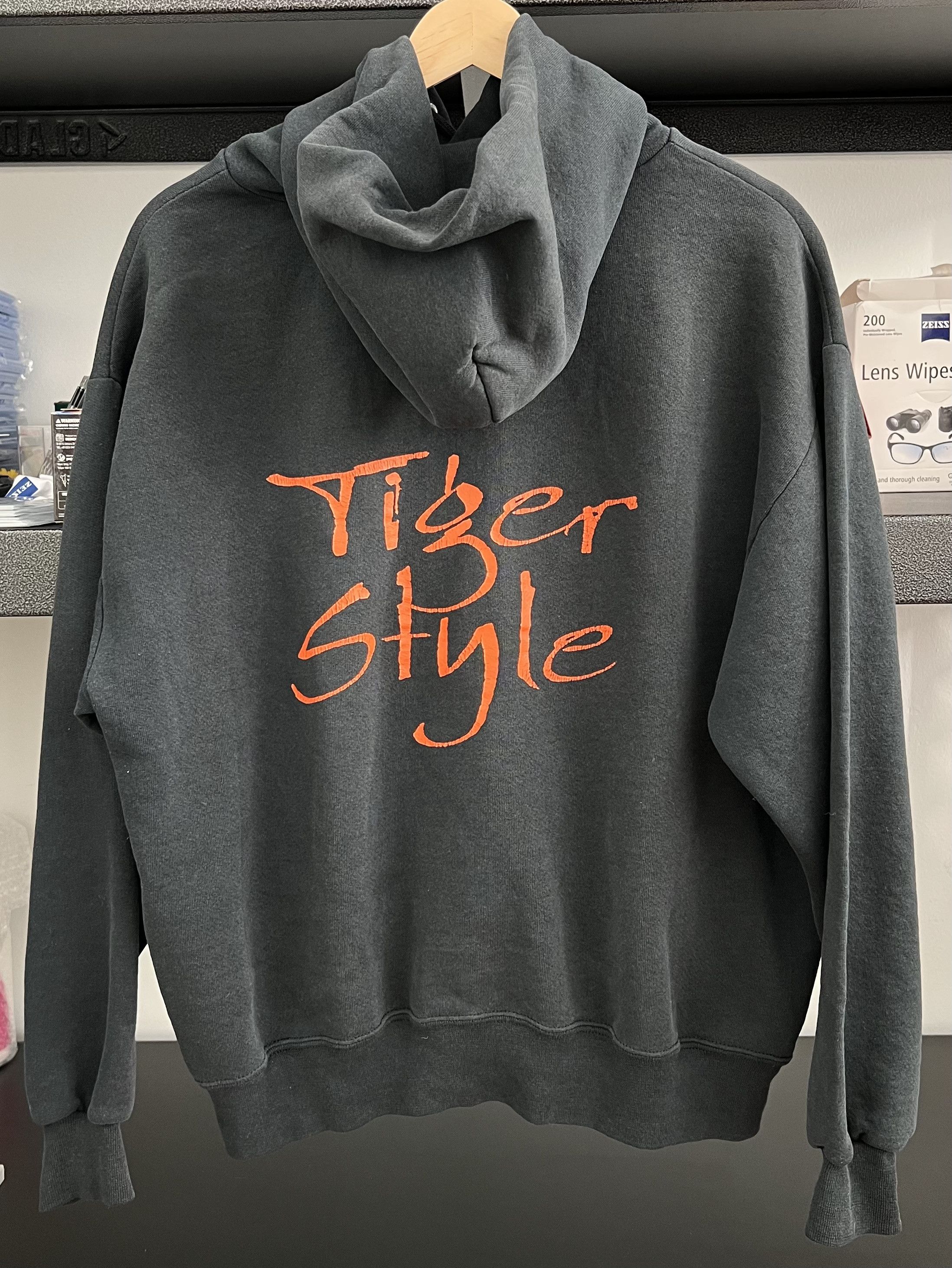 Vintage Huron Wrestling Hoodie Tiger Style Size US L / EU 52-54 / 3 - 3 Thumbnail