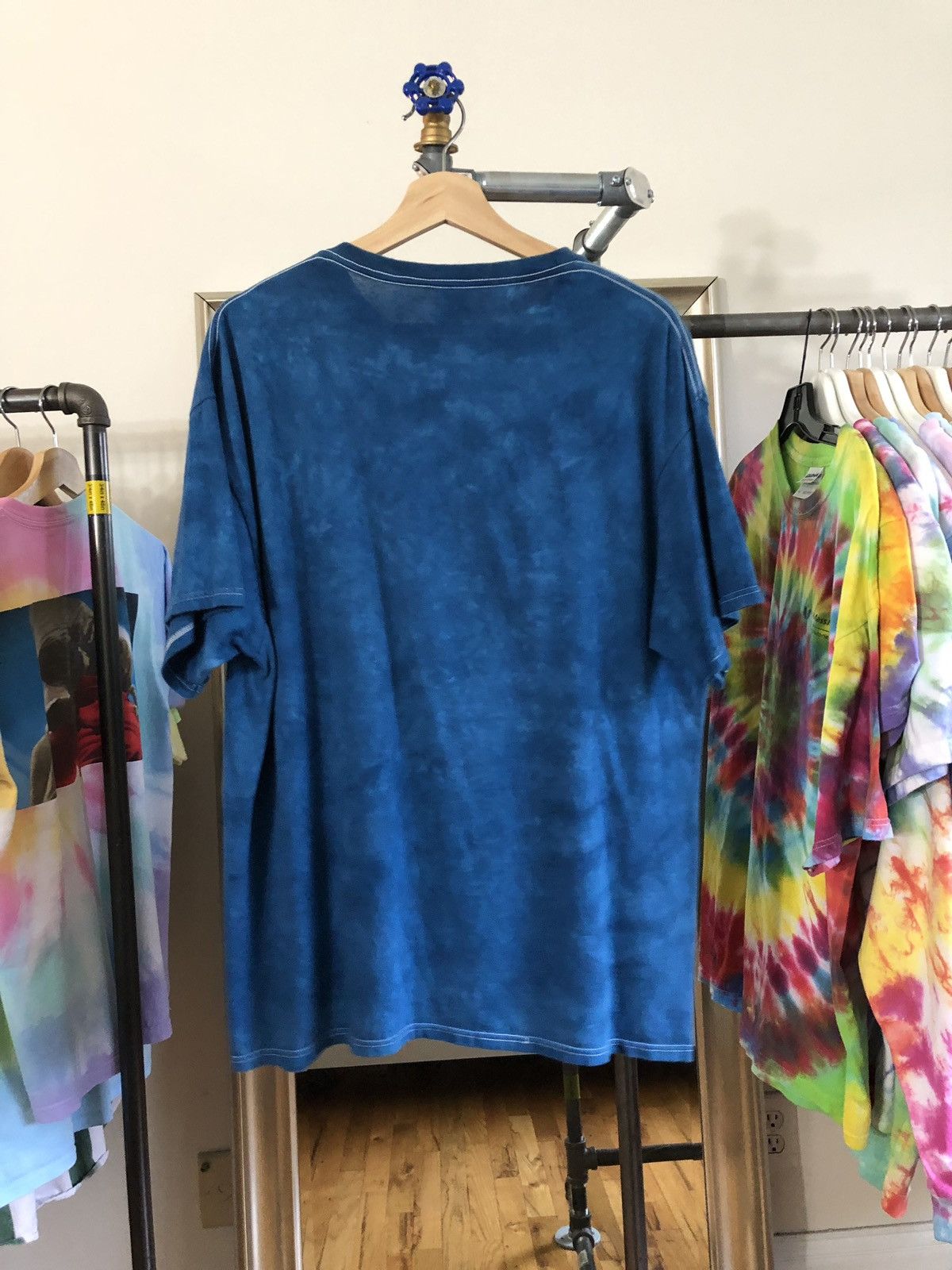 Liquid Blue Tie Dye Wolves American Flag Size US XL / EU 56 / 4 - 3 Thumbnail