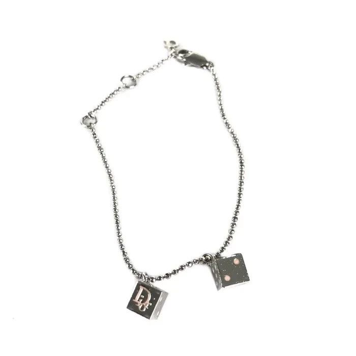 image of Dior Silver Dice Bracelet, Men's