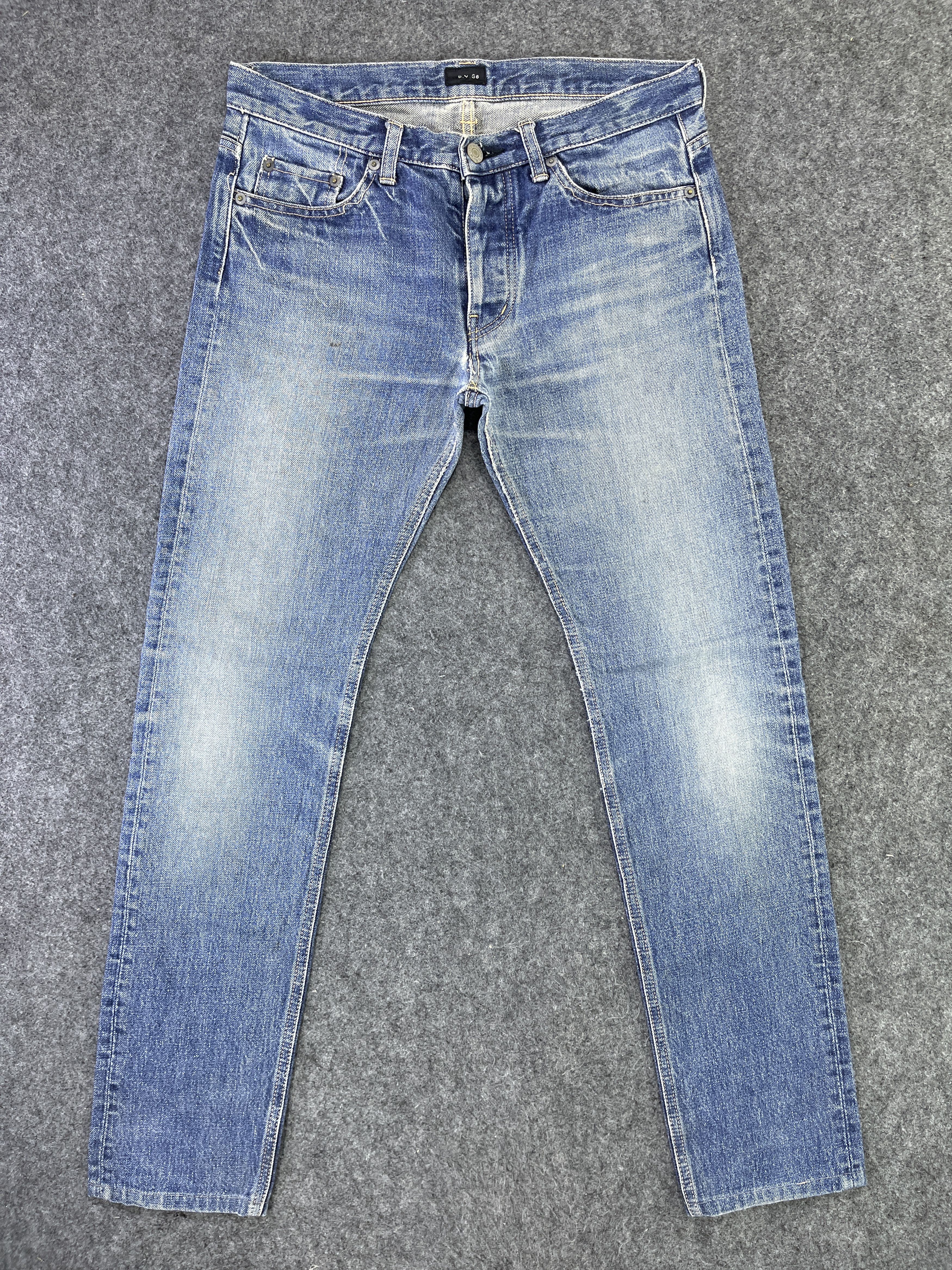 Japanese Brand Domingo D.M.G Slim Fit Jeans - J854 Size 31" - 1 Thumbnail