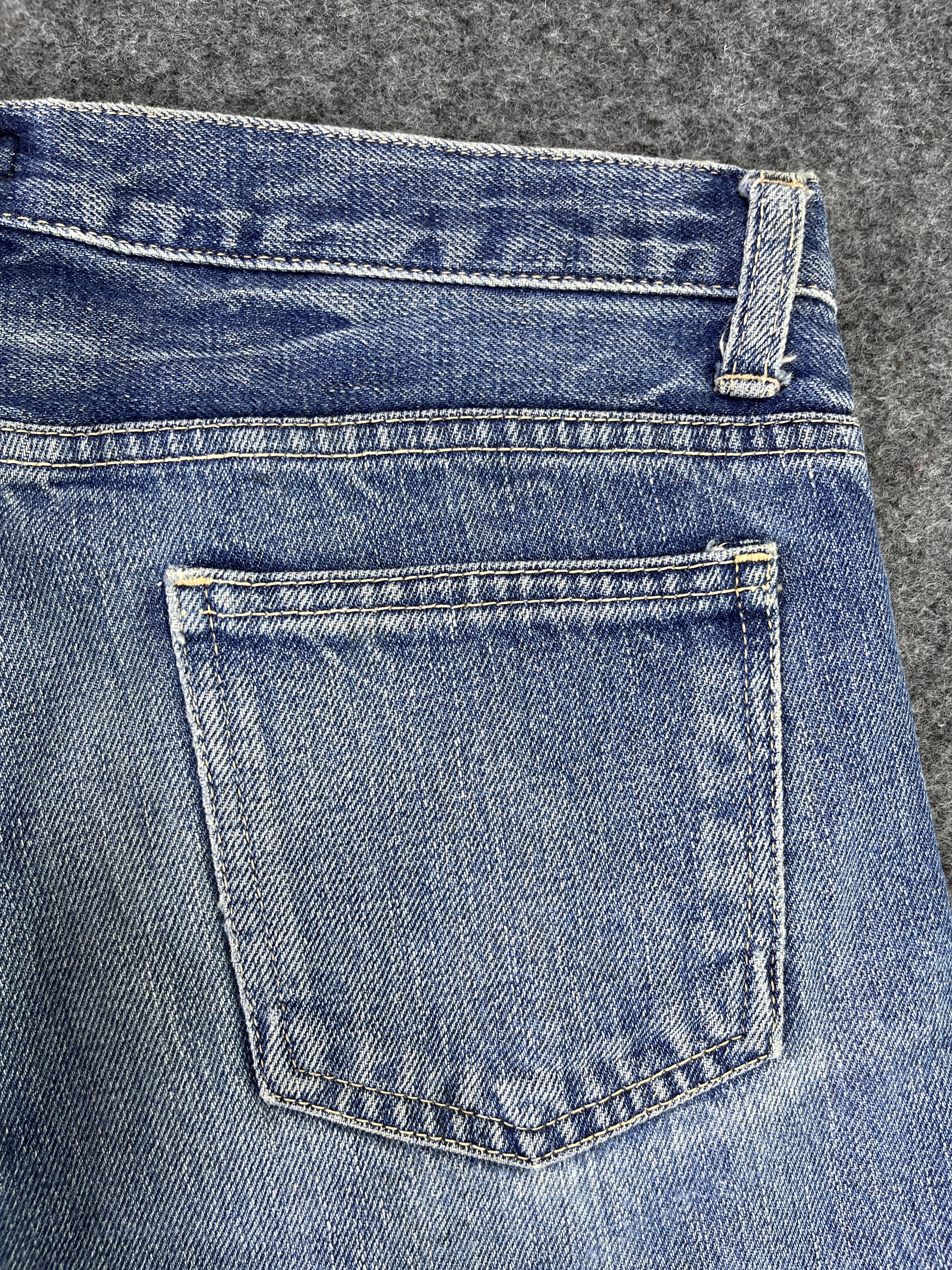 Japanese Brand Domingo D.M.G Slim Fit Jeans - J854 Size 31" - 13 Thumbnail