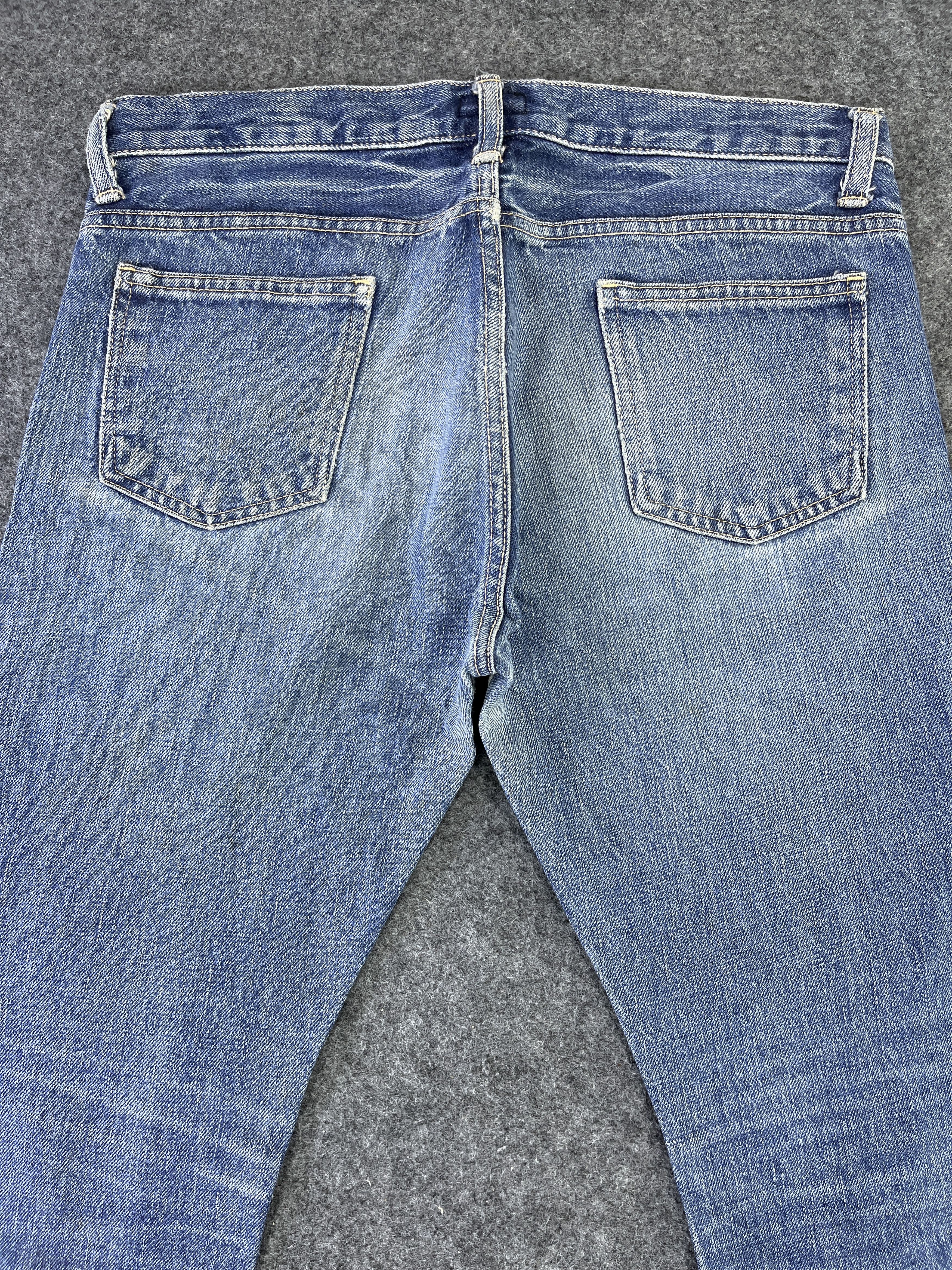Japanese Brand Domingo D.M.G Slim Fit Jeans - J854 Size 31" - 4 Thumbnail