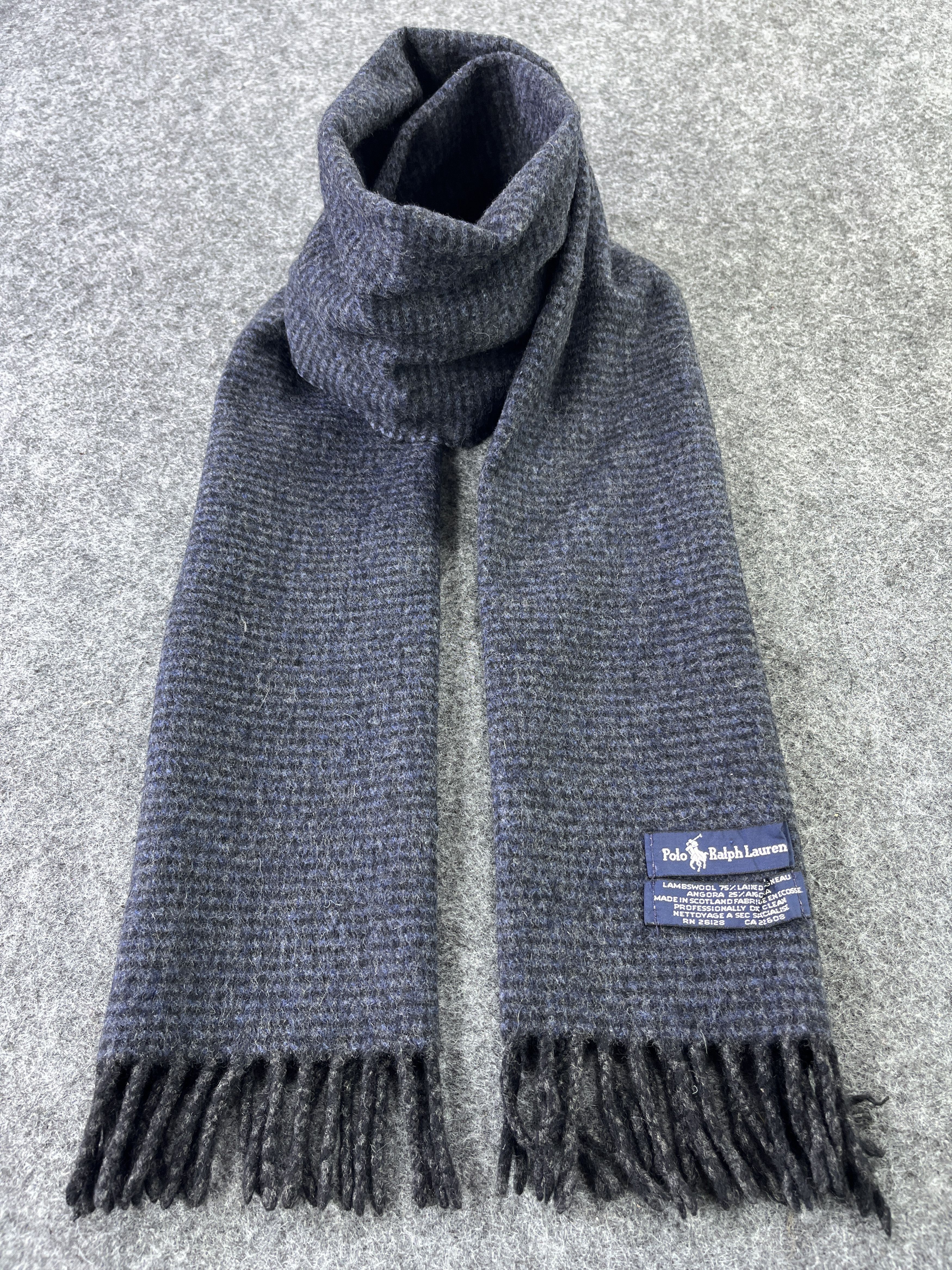 Polo Ralph Lauren × Vintage POLO RALPH LAUREN SCARVES / MUFFLER / NECKWEAR T032 Size ONE SIZE - 1 Thumbnail