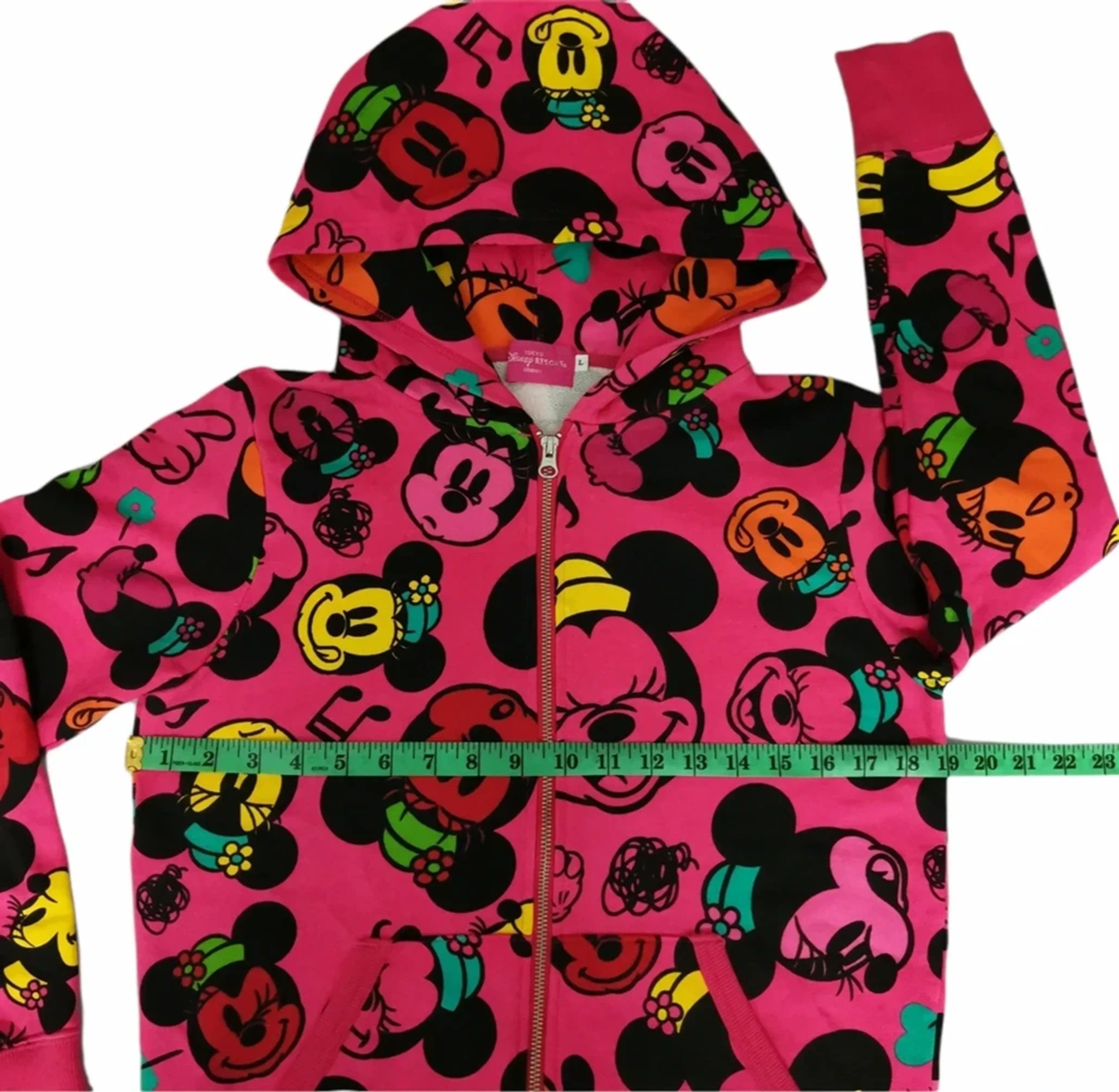 Disney Minnie x Disney Zip Up Hoodie Japan Designer OverPrint Size US L / EU 52-54 / 3 - 7 Thumbnail