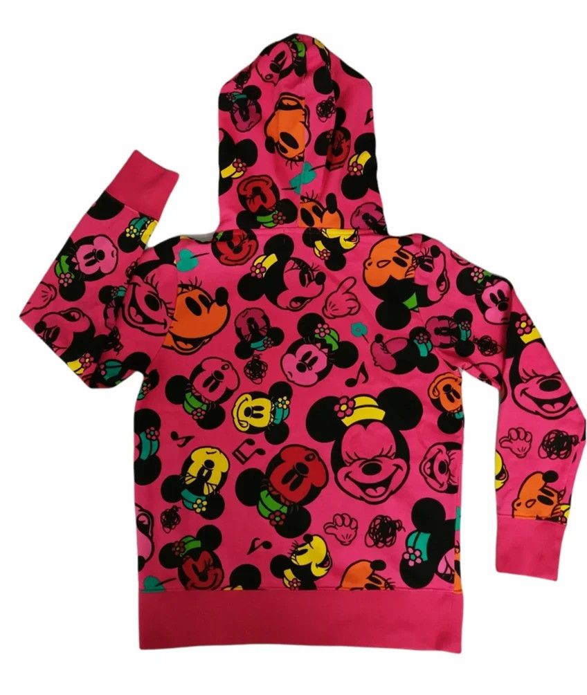 Disney Minnie x Disney Zip Up Hoodie Japan Designer OverPrint Size US L / EU 52-54 / 3 - 2 Thumbnail