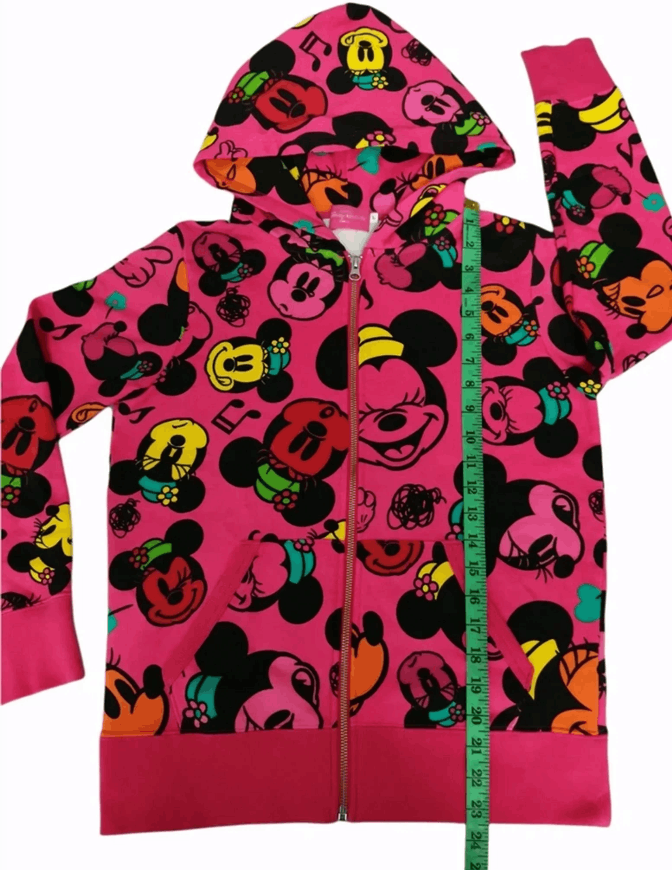 Disney Minnie x Disney Zip Up Hoodie Japan Designer OverPrint Size US L / EU 52-54 / 3 - 6 Thumbnail