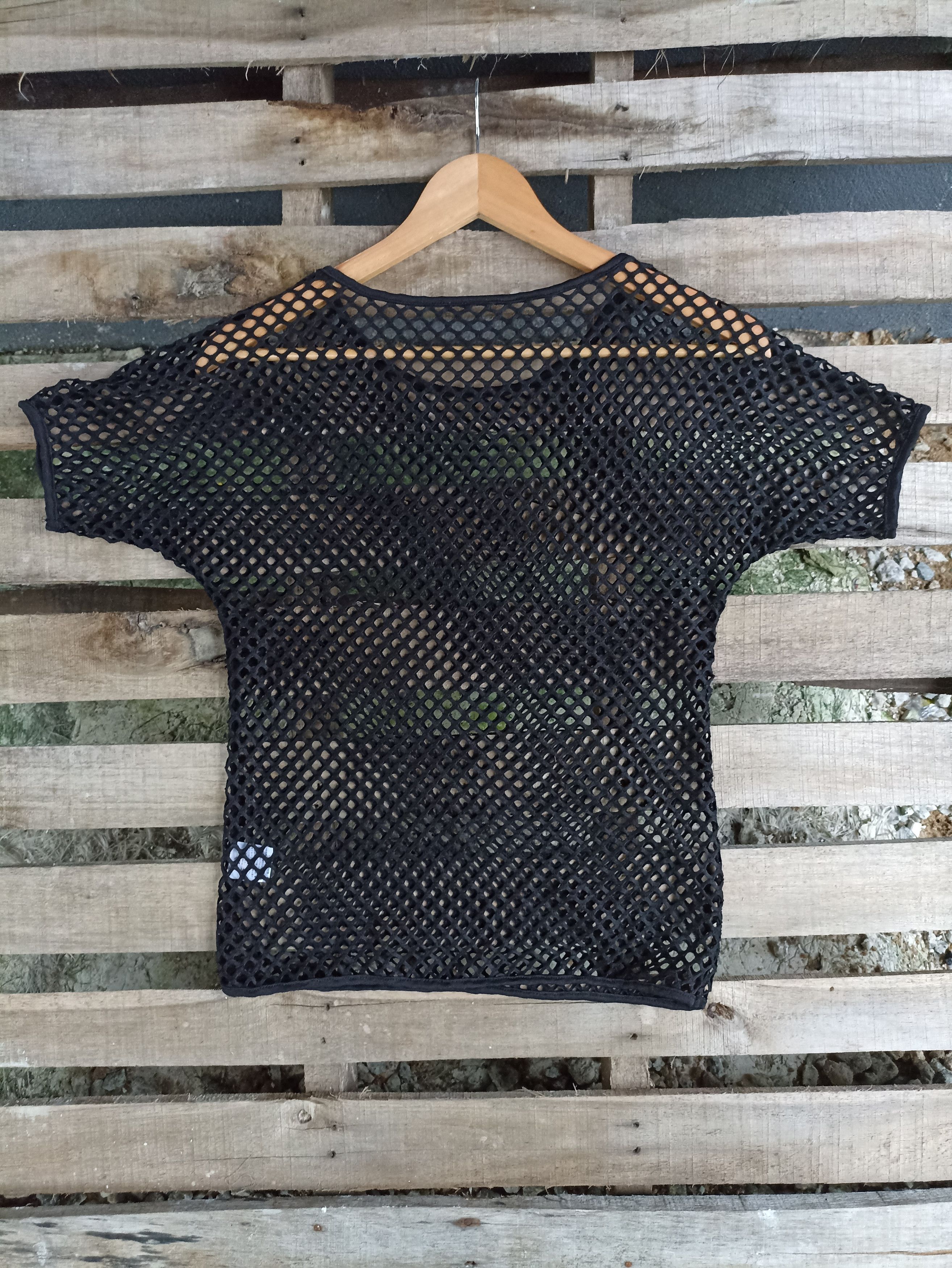 Japanese Brand Mesh Net crop shirt Size US S / EU 44-46 / 1 - 3 Thumbnail