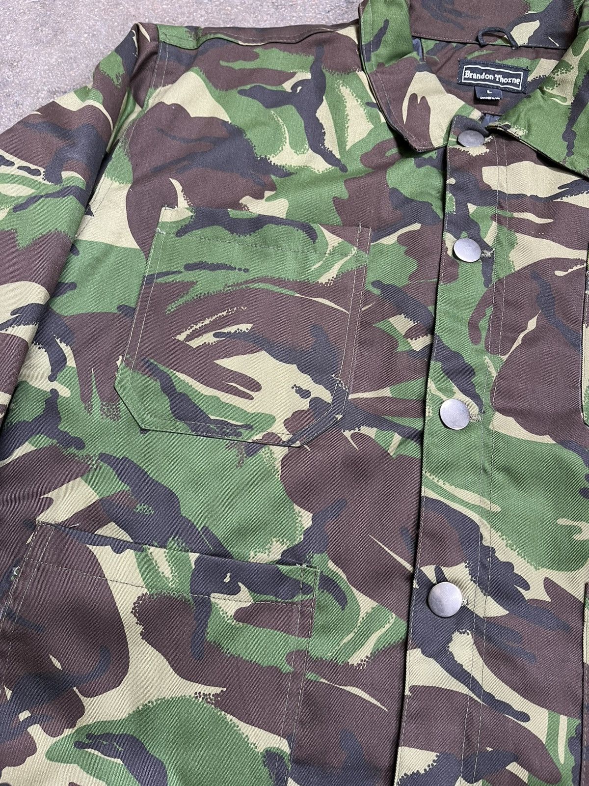 Vintage Camo Work Jacket Size US XL / EU 56 / 4 - 3 Thumbnail