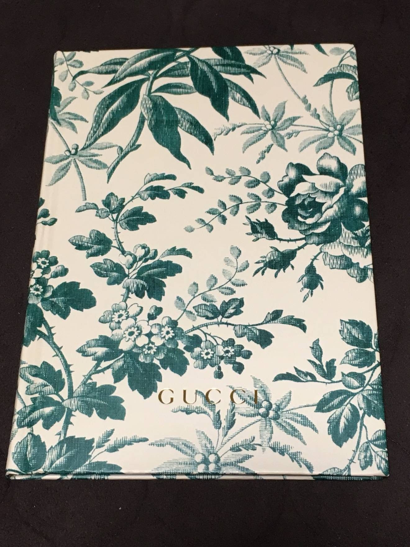 Gucci 🎁 Gucci Logo Notebook Botanical Print Journal W/STICKER Size ONE SIZE - 2 Thumbnail
