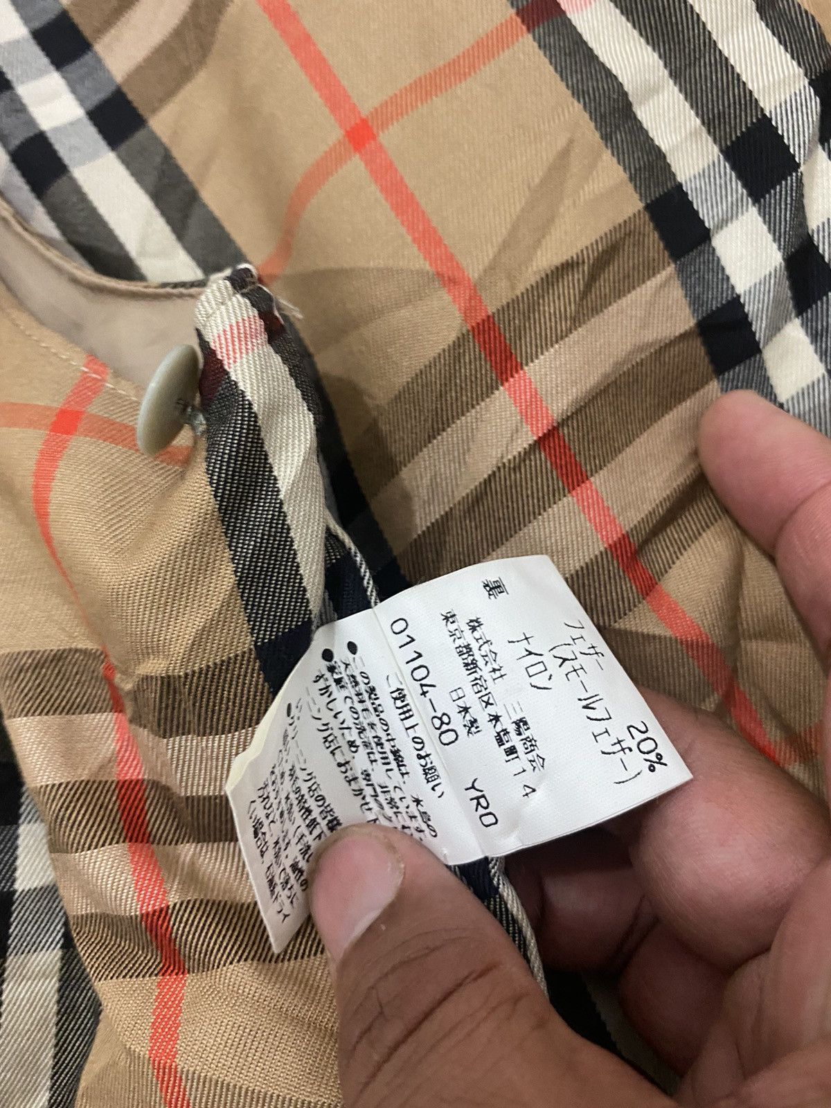 Burberry 🔥Vintage🔥 Burberry’s Long Coat Nova Check Jacket Size US L / EU 52-54 / 3 - 11 Thumbnail