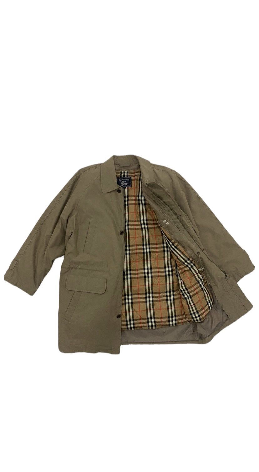 Burberry 🔥Vintage🔥 Burberry’s Long Coat Nova Check Jacket Size US L / EU 52-54 / 3 - 1 Thumbnail