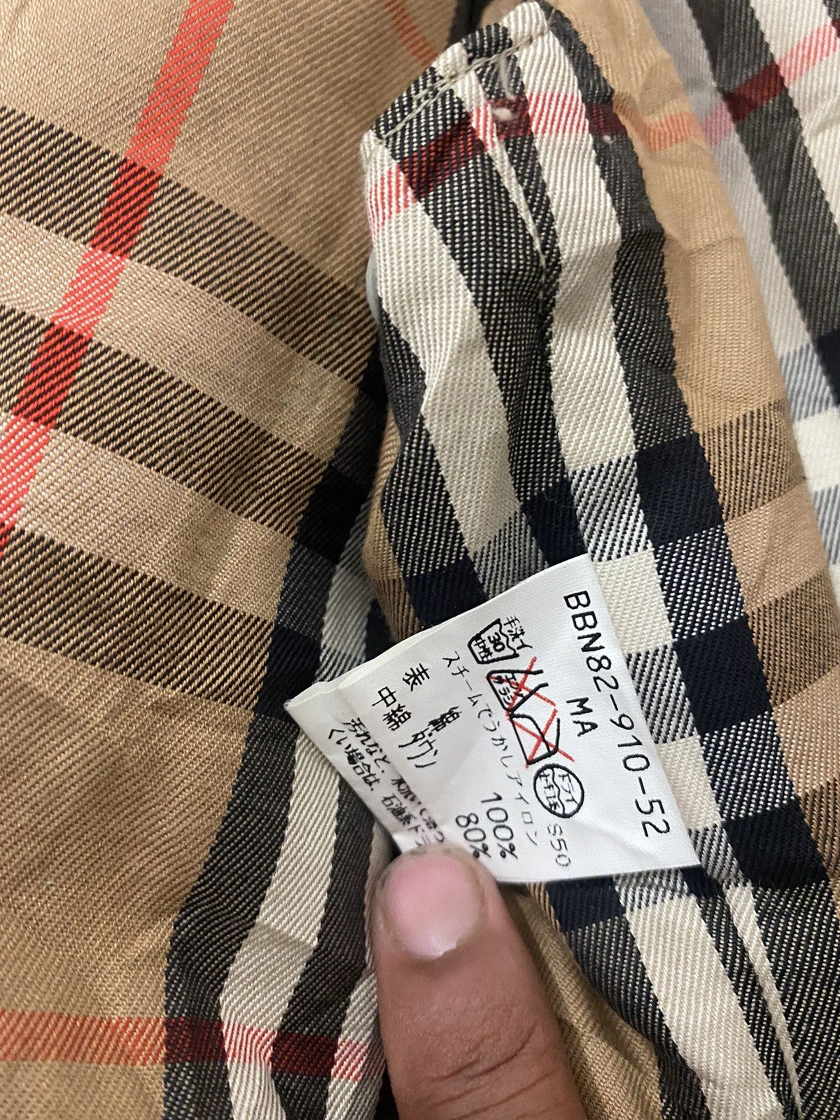 Burberry 🔥Vintage🔥 Burberry’s Long Coat Nova Check Jacket Size US L / EU 52-54 / 3 - 10 Thumbnail