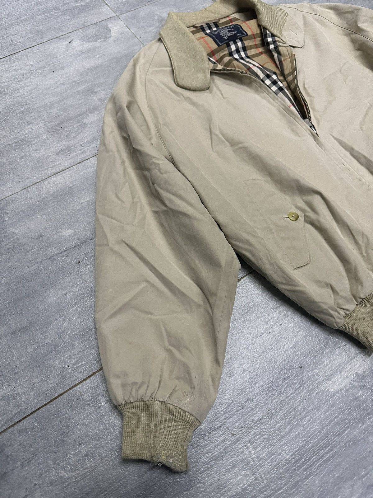 Burberry Distress VTG Burberrys Vintage Jacket Size US L / EU 52-54 / 3 - 6 Thumbnail