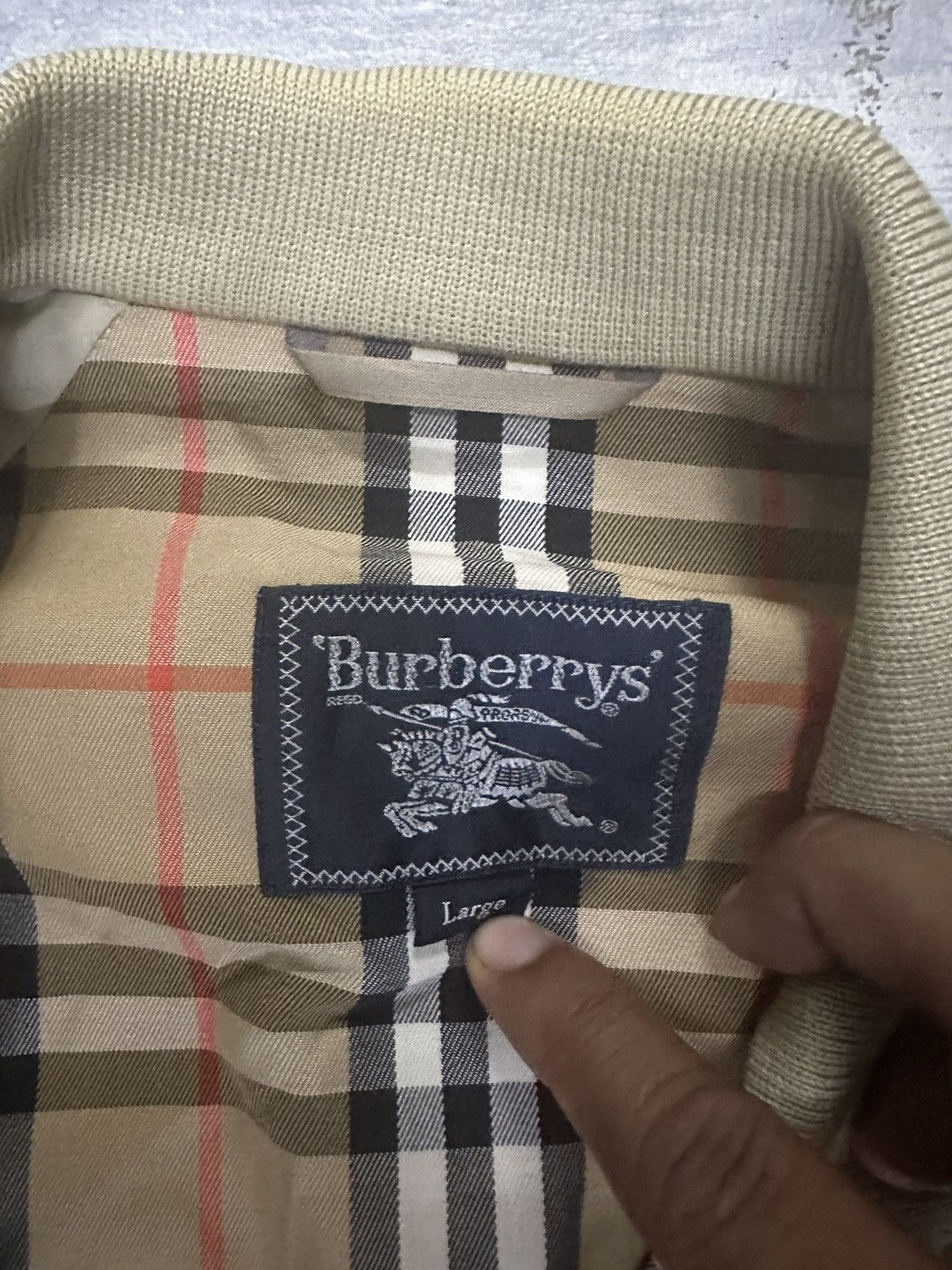 Burberry Distress VTG Burberrys Vintage Jacket Size US L / EU 52-54 / 3 - 8 Thumbnail