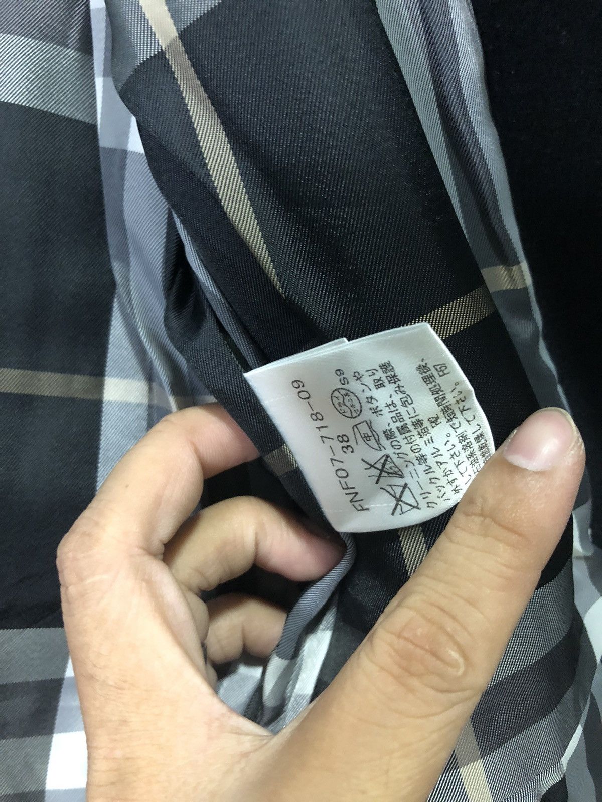 Burberry BURBERRY BLUE LABEL BLEND WOOL PEACOAT JACKET CHEKERED INNER Size S / US 4 / IT 40 - 9 Thumbnail