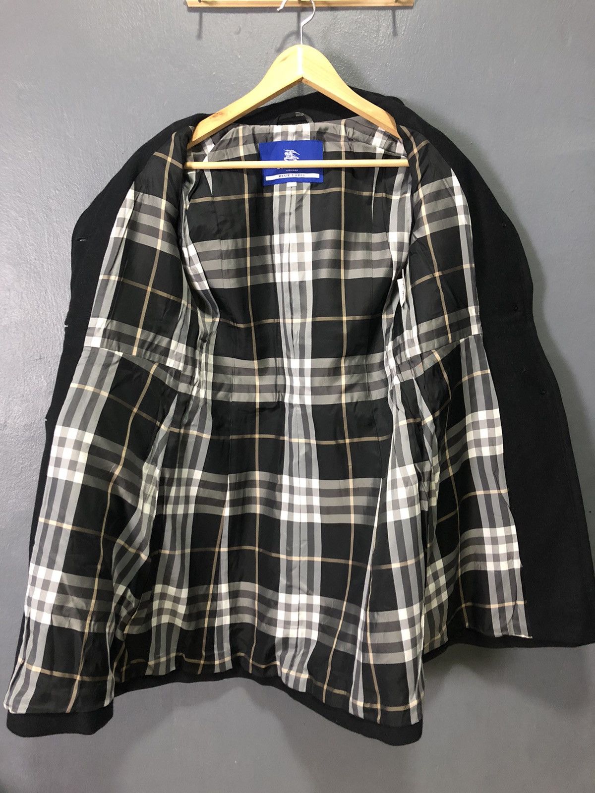 Burberry BURBERRY BLUE LABEL BLEND WOOL PEACOAT JACKET CHEKERED INNER Size S / US 4 / IT 40 - 5 Thumbnail