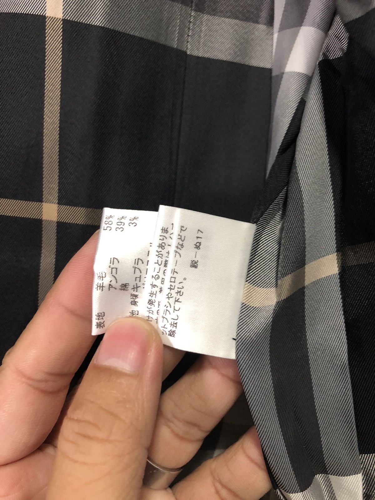 Burberry BURBERRY BLUE LABEL BLEND WOOL PEACOAT JACKET CHEKERED INNER Size S / US 4 / IT 40 - 7 Thumbnail