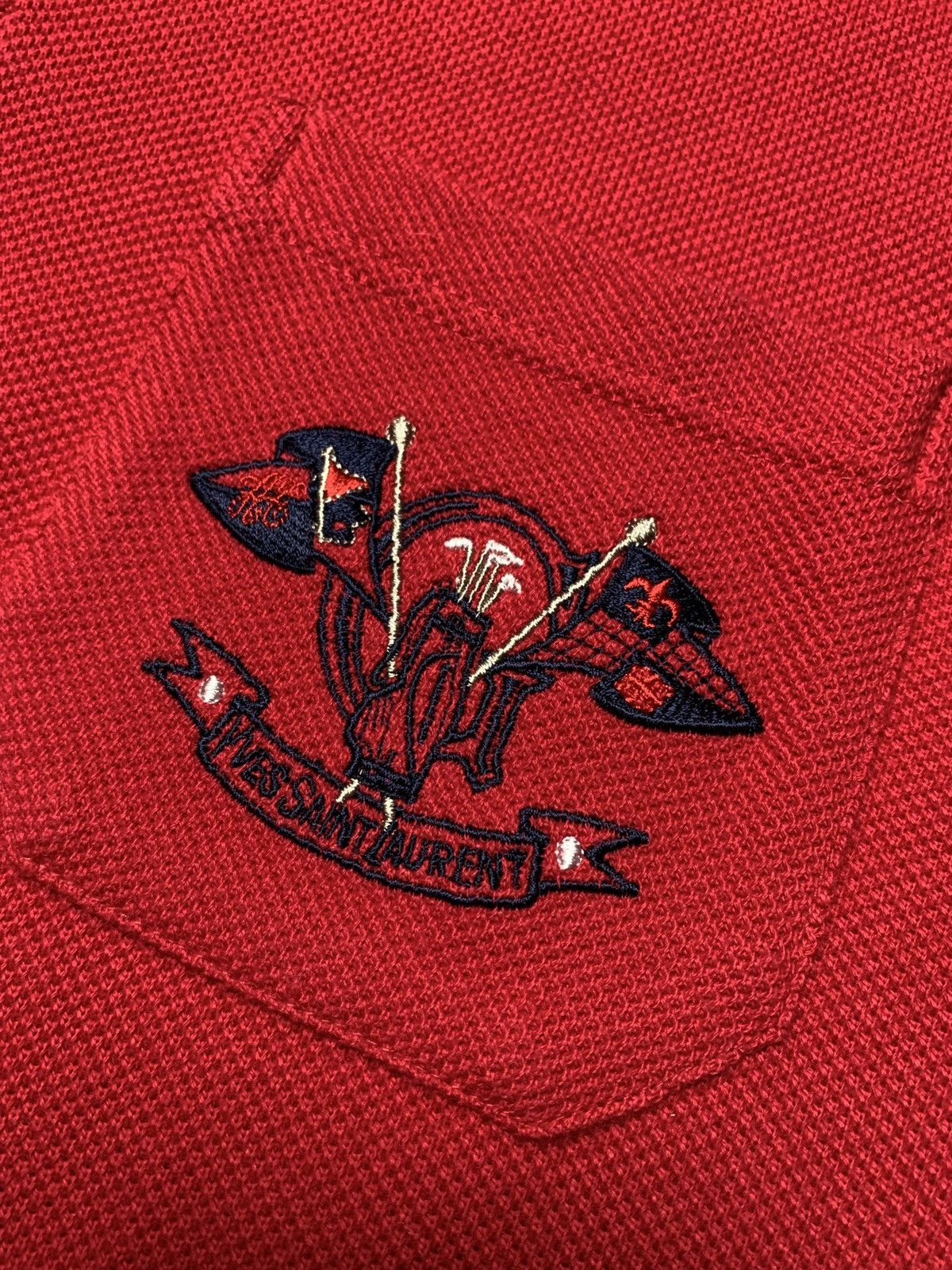 Vintage × Yves Saint Laurent Vintage Luxury Yves Saint Laurent sweatshirt polo golf rare Size US L / EU 52-54 / 3 - 3 Thumbnail