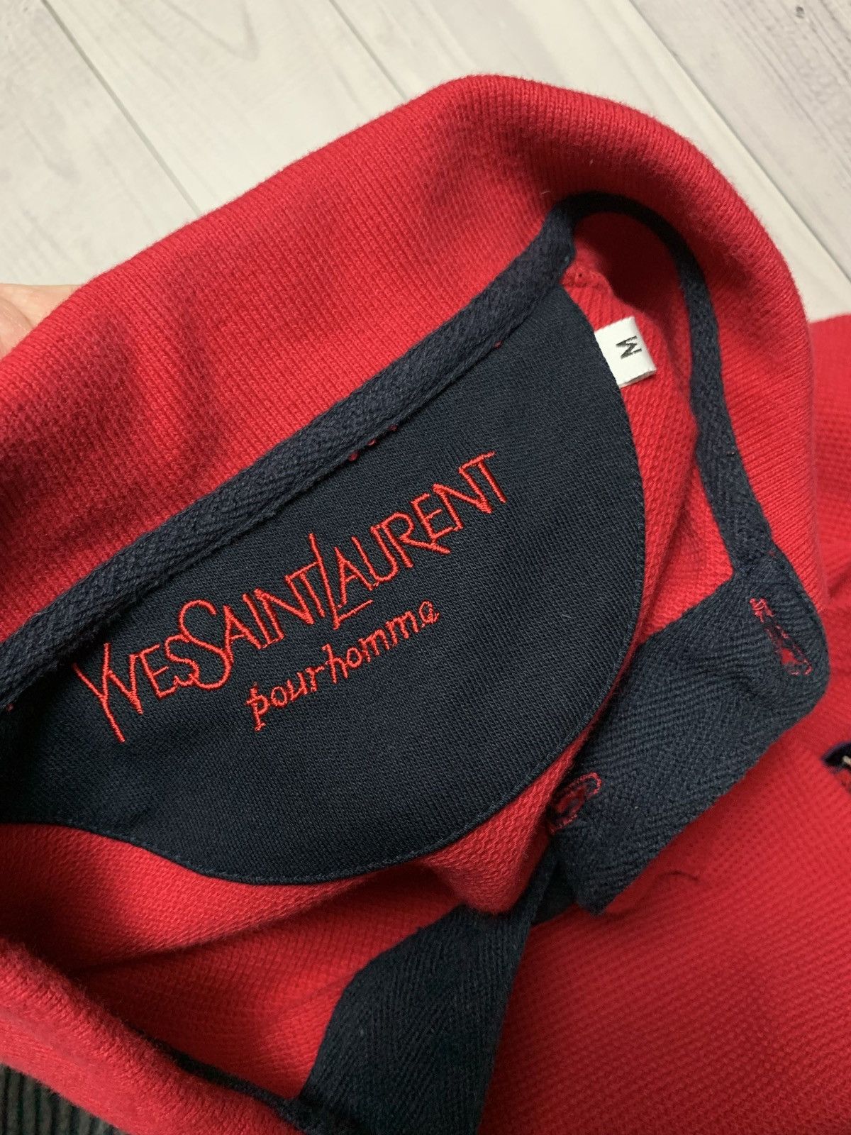 Vintage × Yves Saint Laurent Vintage Luxury Yves Saint Laurent sweatshirt polo golf rare Size US L / EU 52-54 / 3 - 6 Thumbnail