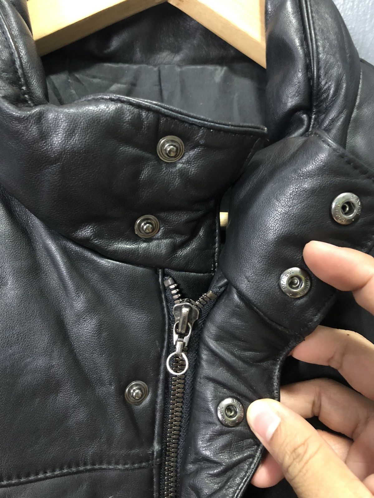 Japanese Brand × Vintage VINTAGE COMME ÇA DU MODE MEN LEATHER PUFFER DOWN JACKET Size US L / EU 52-54 / 3 - 4 Thumbnail