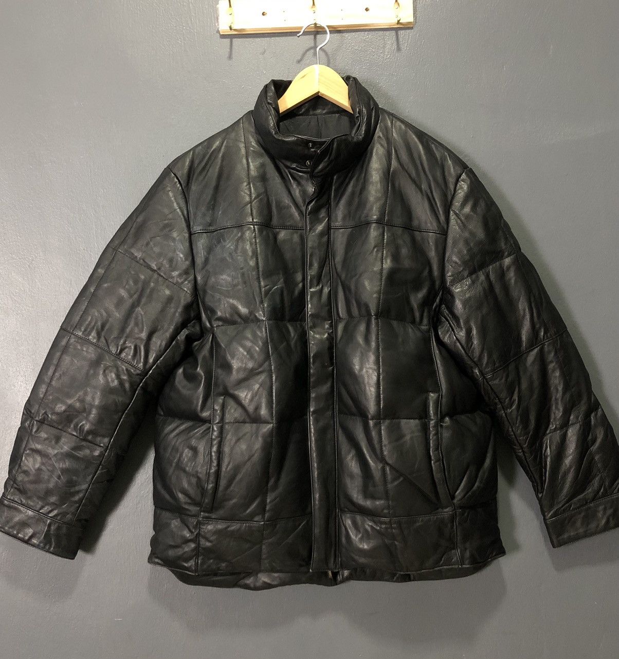 Japanese Brand × Vintage VINTAGE COMME ÇA DU MODE MEN LEATHER PUFFER DOWN JACKET Size US L / EU 52-54 / 3 - 2 Thumbnail