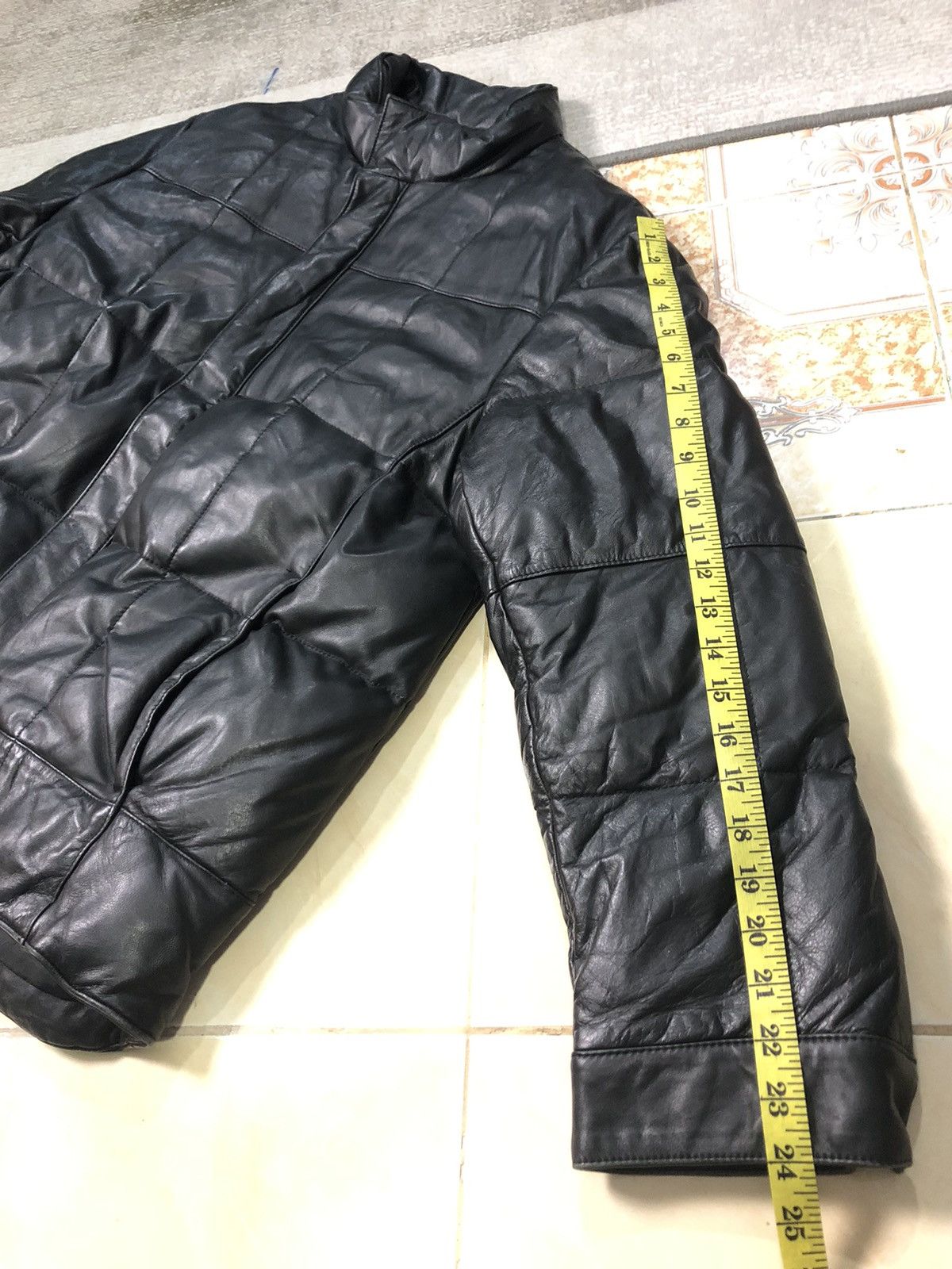 Japanese Brand × Vintage VINTAGE COMME ÇA DU MODE MEN LEATHER PUFFER DOWN JACKET Size US L / EU 52-54 / 3 - 11 Thumbnail