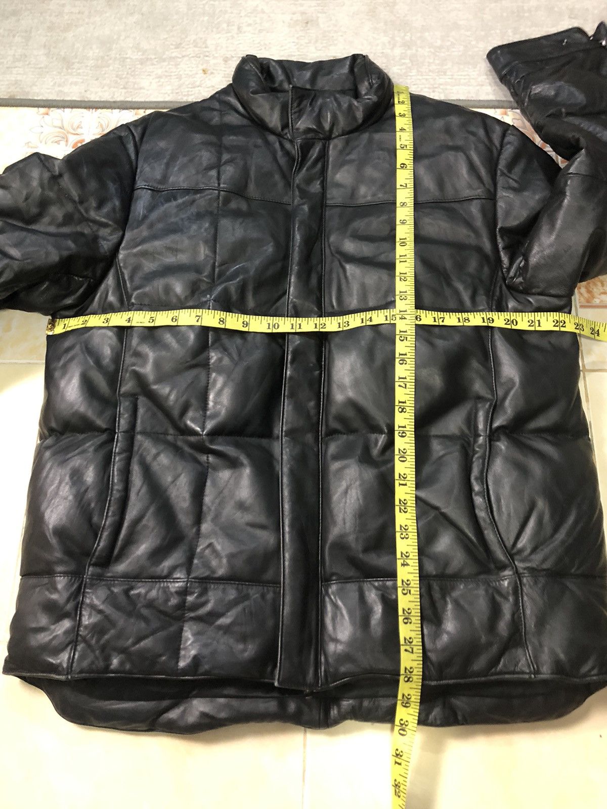 Japanese Brand × Vintage VINTAGE COMME ÇA DU MODE MEN LEATHER PUFFER DOWN JACKET Size US L / EU 52-54 / 3 - 10 Thumbnail