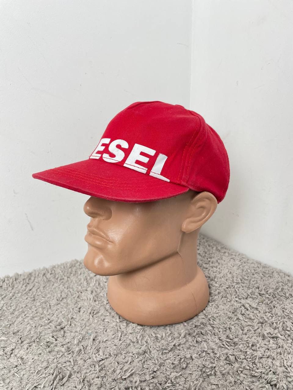 Diesel Diesel Hats Cap Red Big Logo vintage Size ONE SIZE - 2 Thumbnail