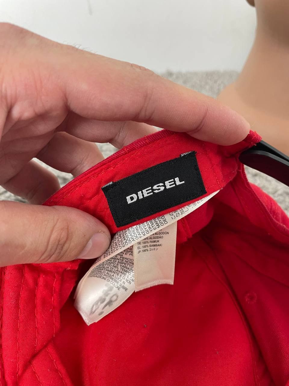 Diesel Diesel Hats Cap Red Big Logo vintage Size ONE SIZE - 6 Thumbnail