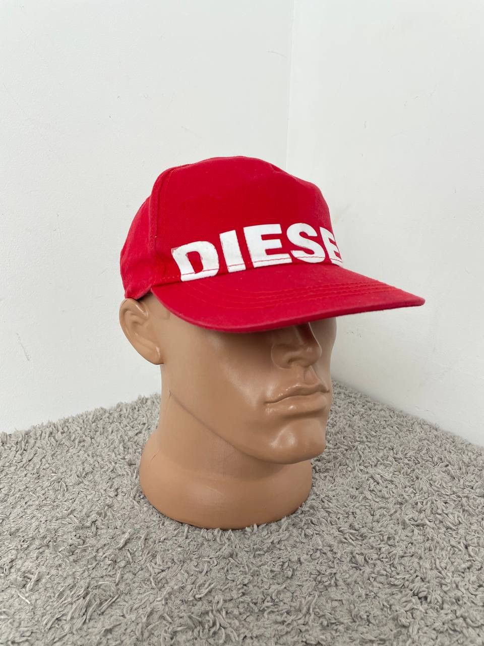 Diesel Diesel Hats Cap Red Big Logo vintage Size ONE SIZE - 1 Thumbnail