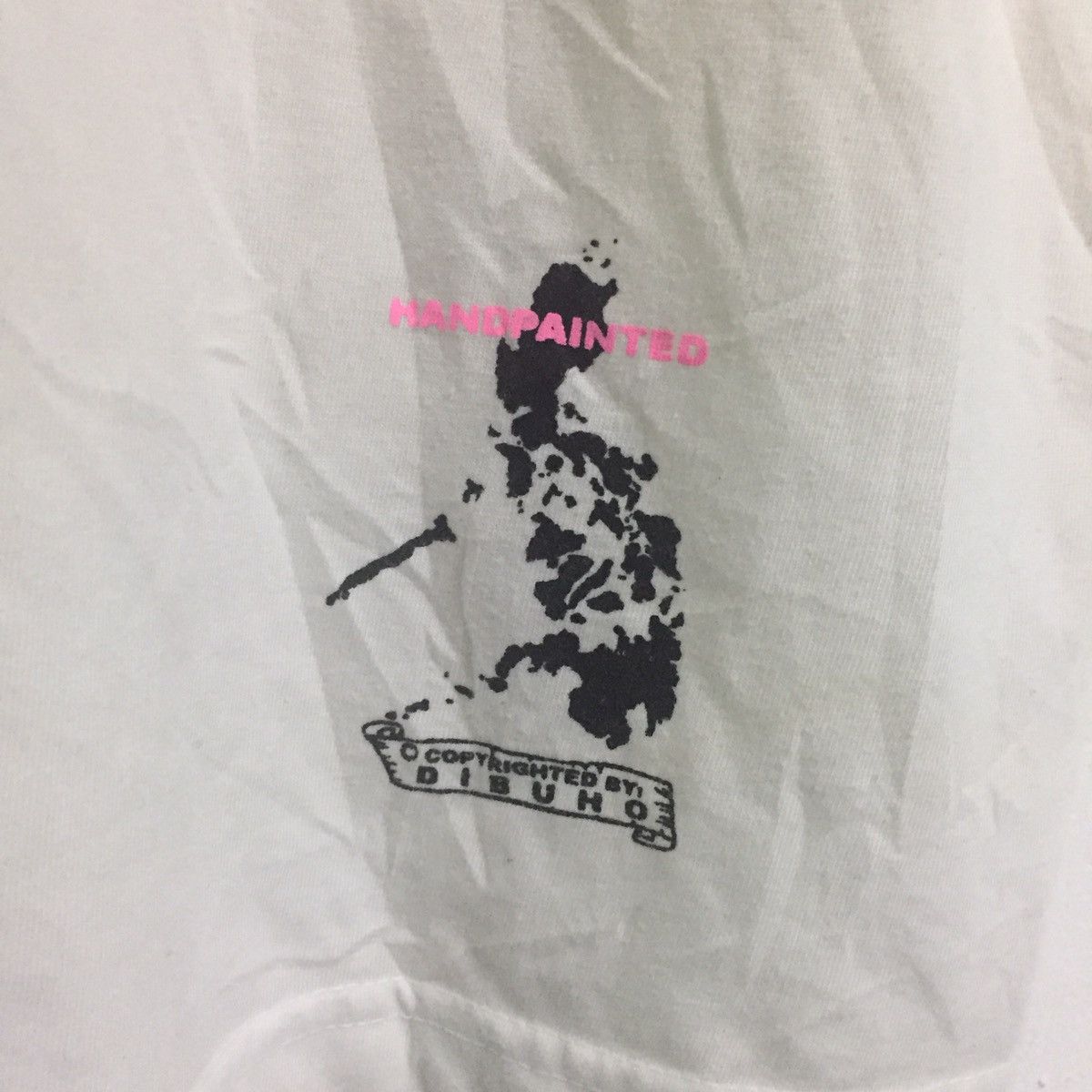 Designer × Handmade Dirt Trashed Hand Painted Tee Overloaded By Dibuho Size US L / EU 52-54 / 3 - 7 Thumbnail