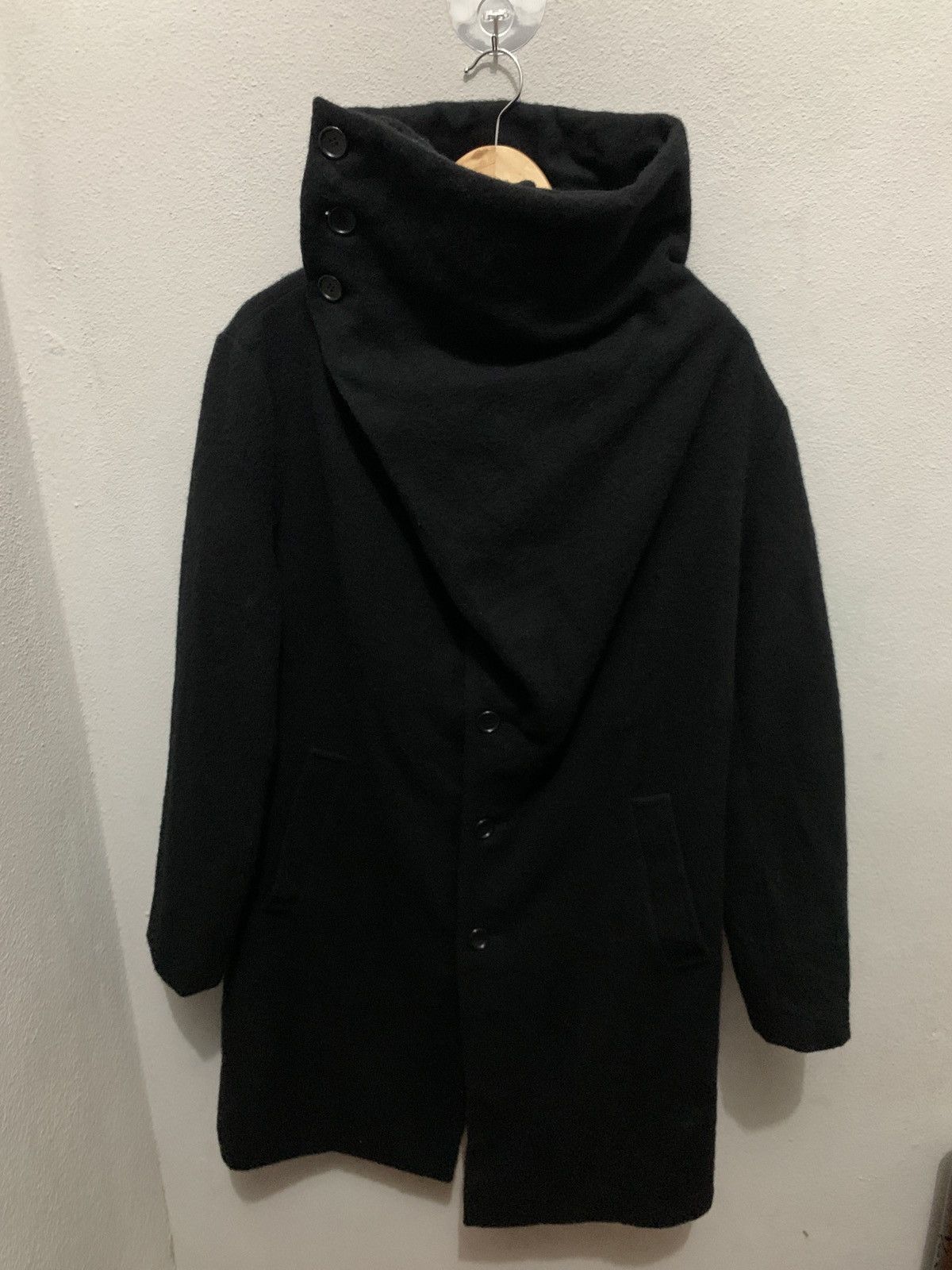 GGD Asymmetrical Longenlook Wool Coat