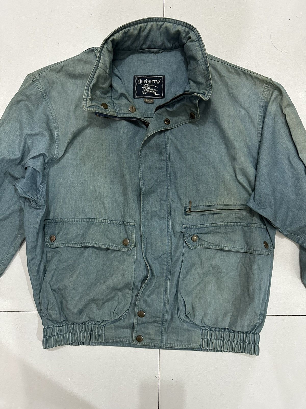 Burberry VTG Burberrys Jacket Size US L / EU 52-54 / 3 - 3 Thumbnail