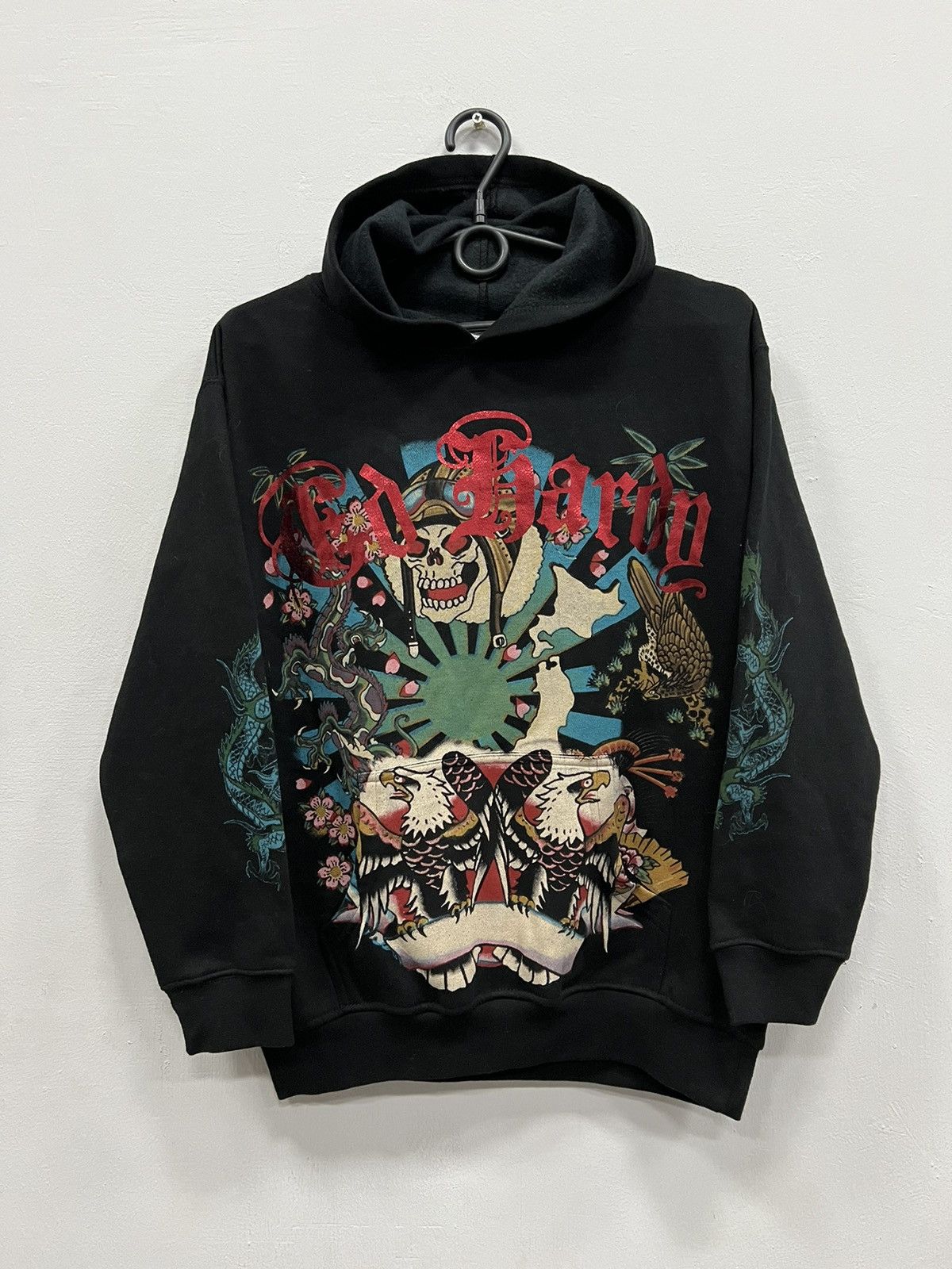 Ed Hardy × Vintage Vintage Ed Hardy Hoodie Y2K Size US XS / EU 42 / 0 - 14 Thumbnail