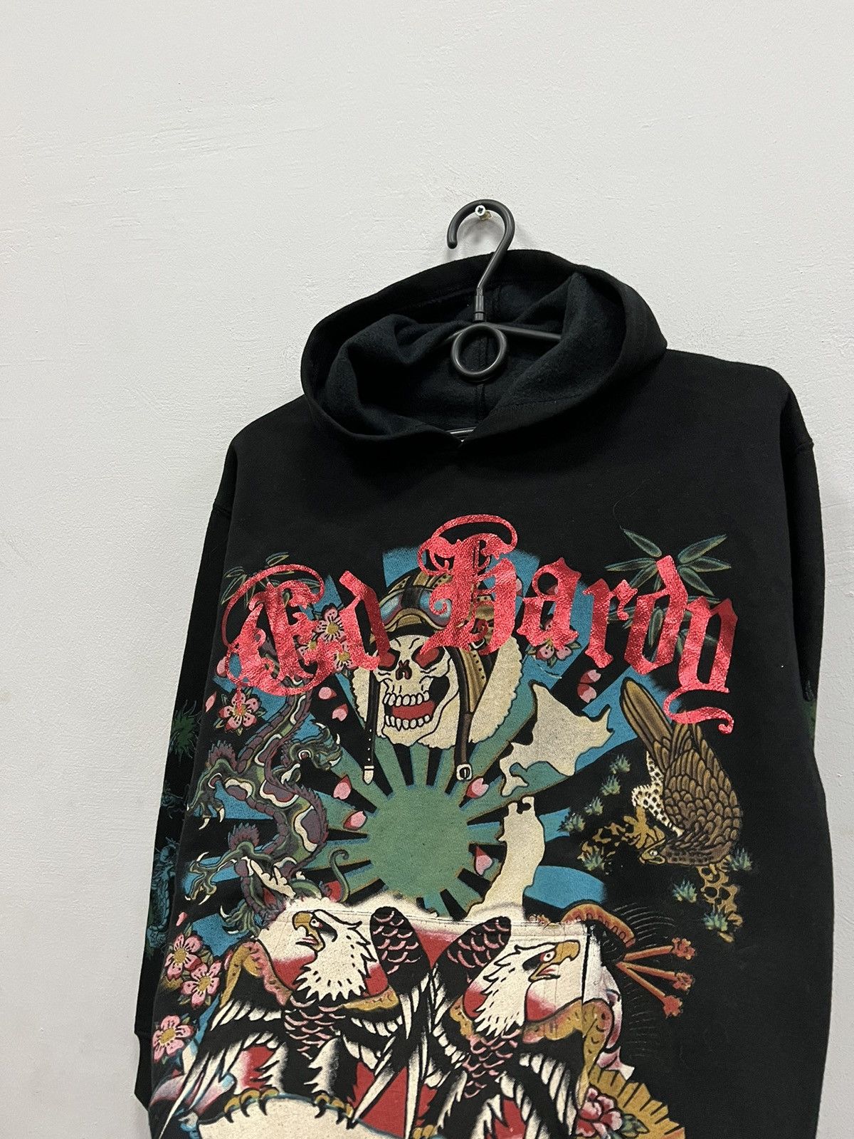 Ed Hardy × Vintage Vintage Ed Hardy Hoodie Y2K Size US XS / EU 42 / 0 - 7 Thumbnail