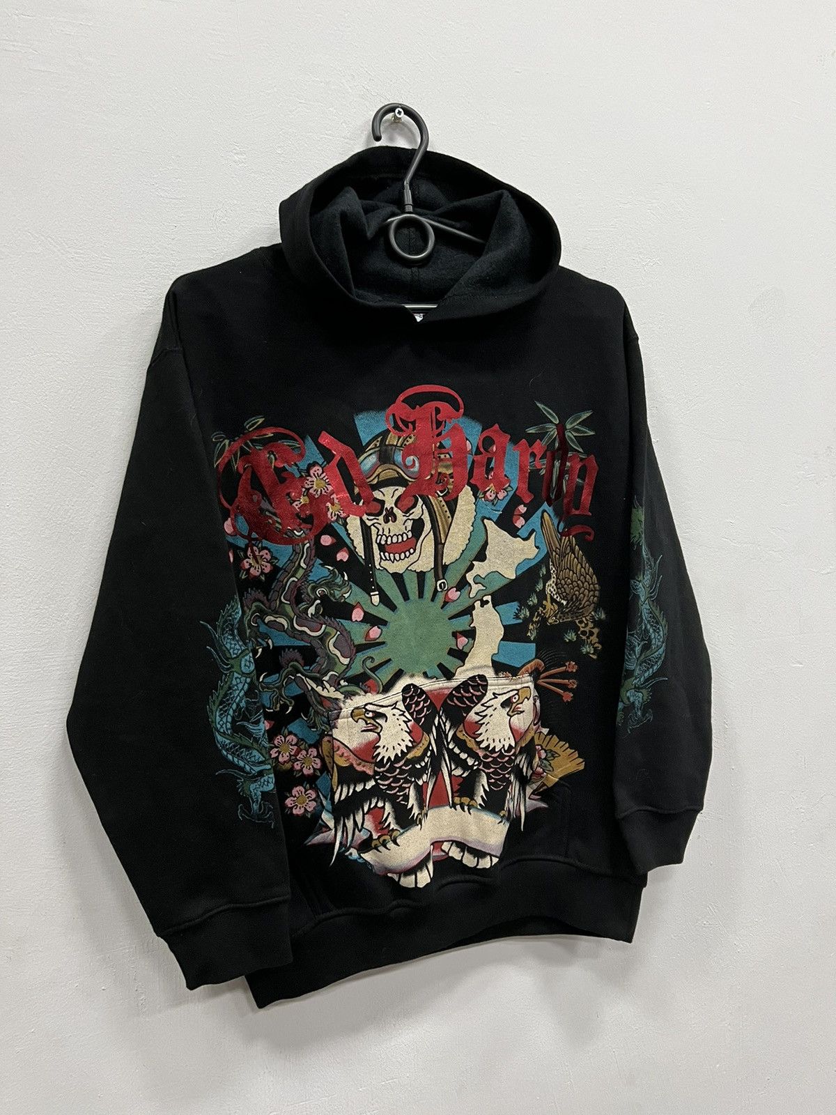 Ed Hardy × Vintage Vintage Ed Hardy Hoodie Y2K Size US XS / EU 42 / 0 - 2 Thumbnail