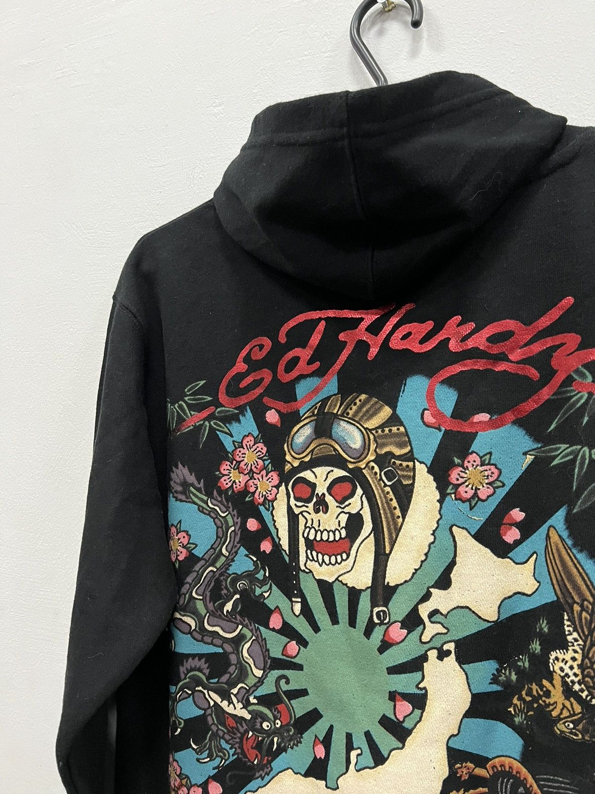 Ed Hardy × Vintage Vintage Ed Hardy Hoodie Y2K Size US XS / EU 42 / 0 - 13 Thumbnail