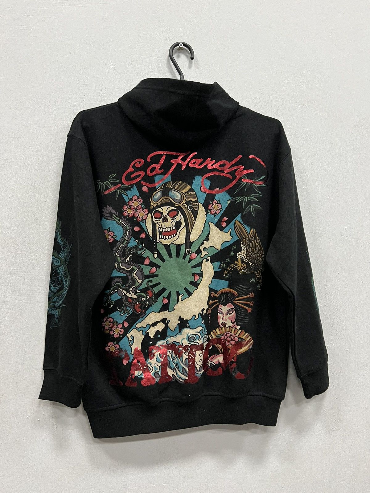 Ed Hardy × Vintage Vintage Ed Hardy Hoodie Y2K Size US XS / EU 42 / 0 - 11 Thumbnail