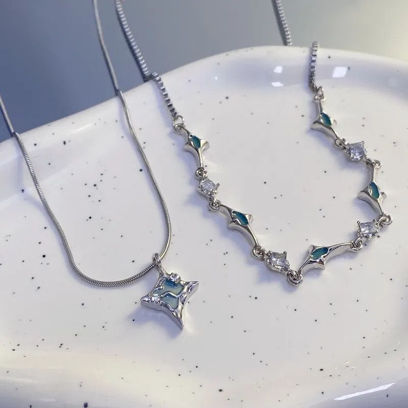 Jewelry star pendant double layer rhinestone Size ONE SIZE - 3 Thumbnail