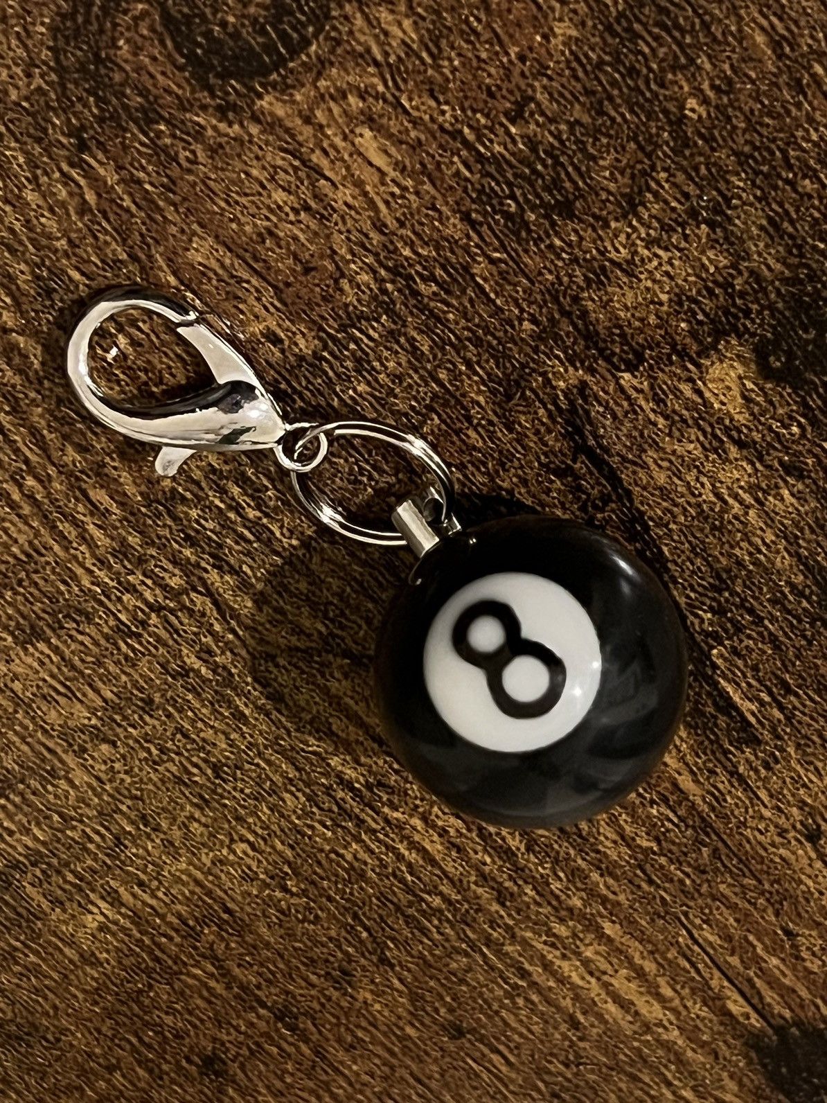 Vintage 8 ball keychain clip Size ONE SIZE - 2 Thumbnail