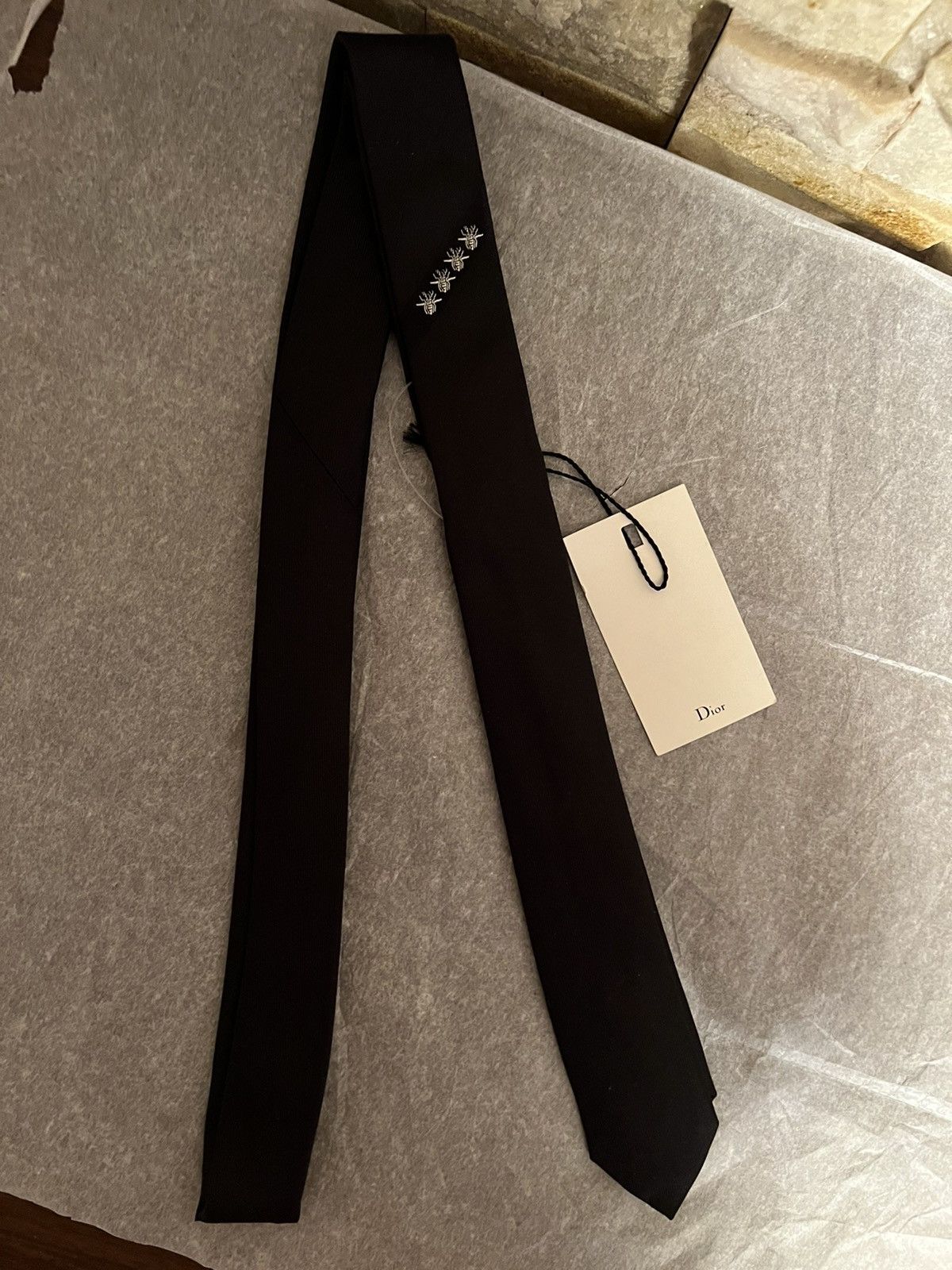 Dior × Hedi Slimane Dior Homme Bee Tie Archive | Grailed
