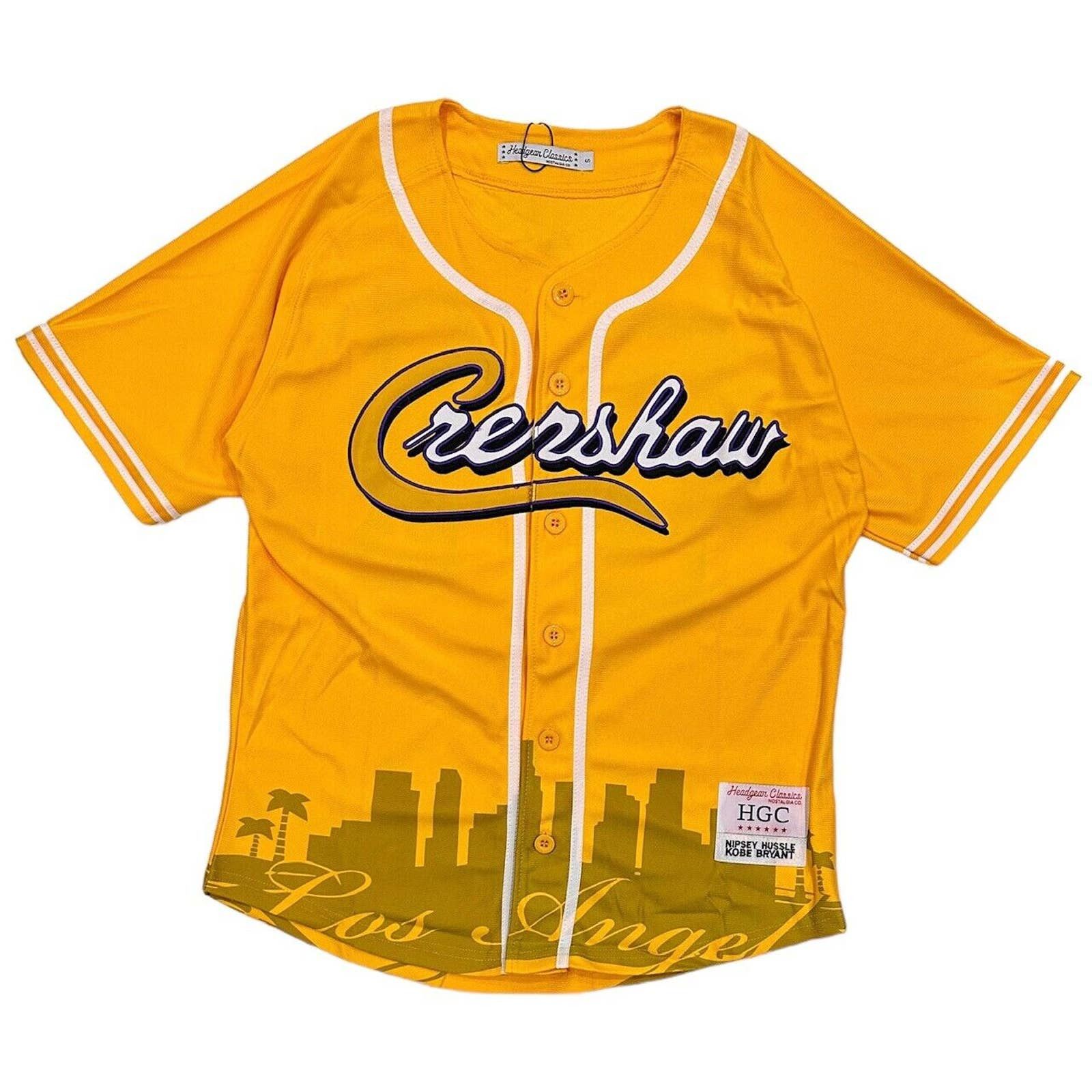 Other Nipsey Hustle Crenshaw X Kobe Bryant #24 Baseball Jersey Size US XXL / EU 58 / 5 - 2 Thumbnail