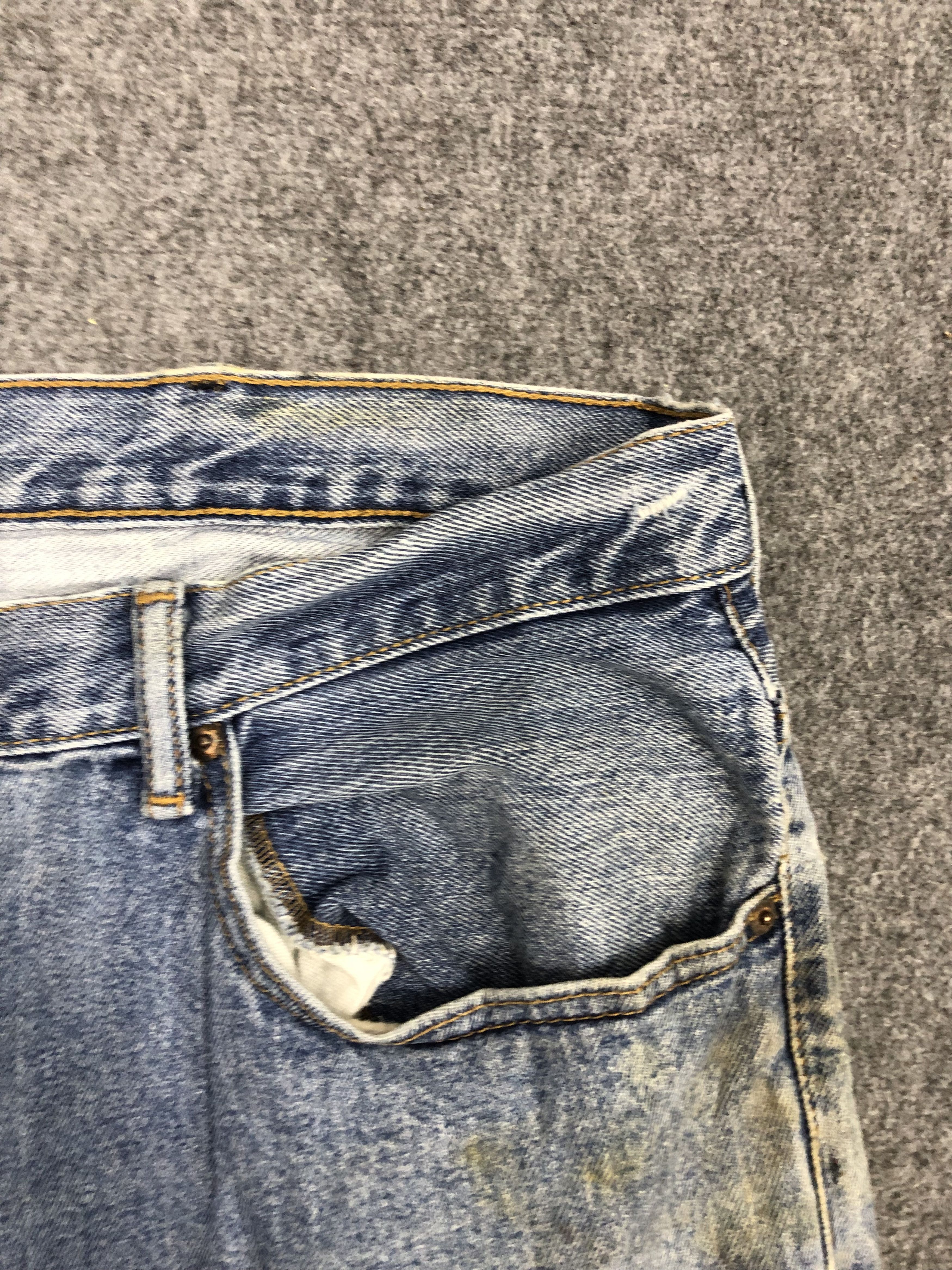 Levi's × Vintage Vintage Levis 550 Faded Blue Baggy Jeans Size US 42 / EU 58 - 8 Thumbnail