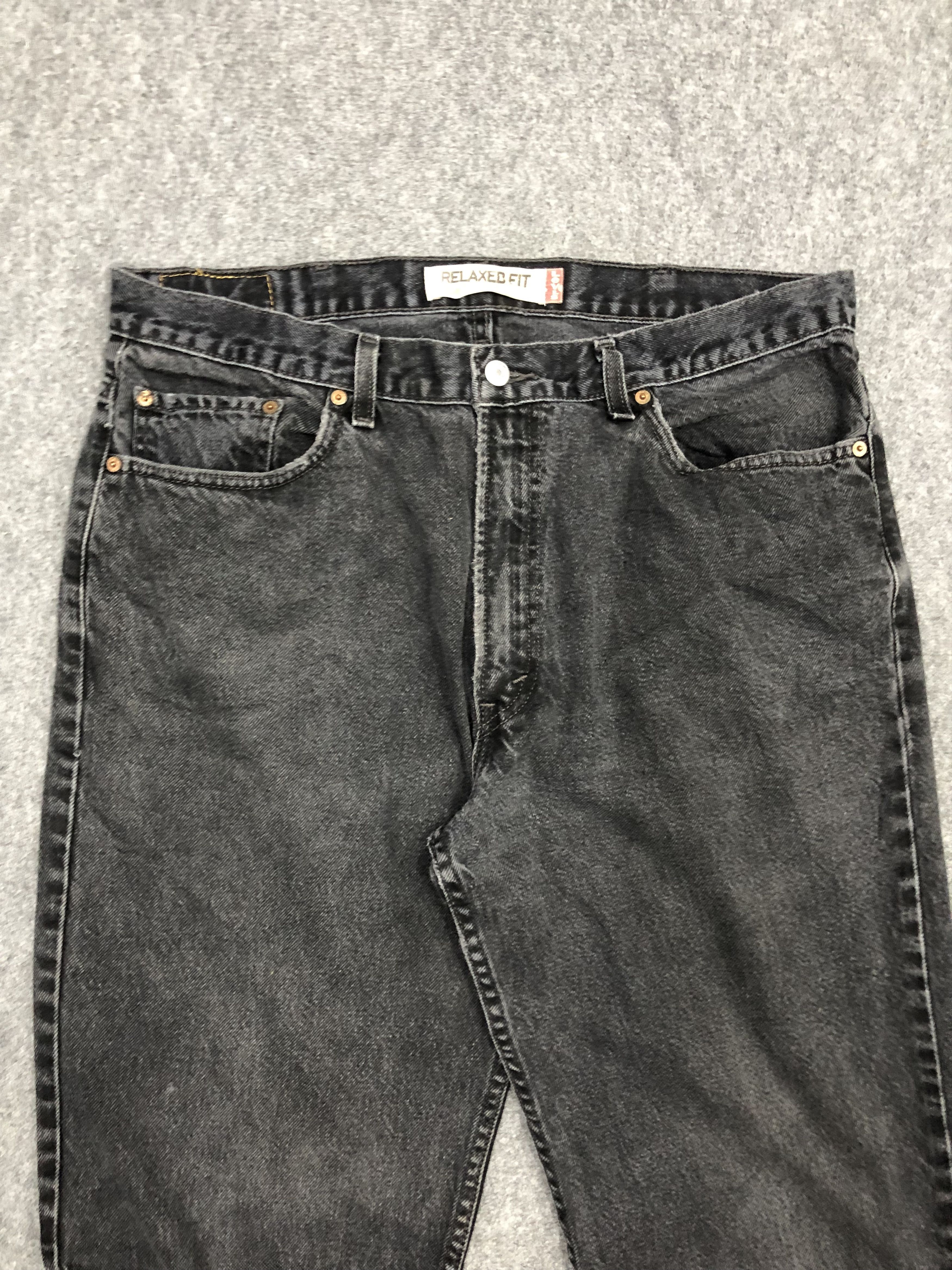 Levi's Vintage Levis 550 Faded Black Jeans DP1233 Size US 38 / EU 54 - 2 Thumbnail